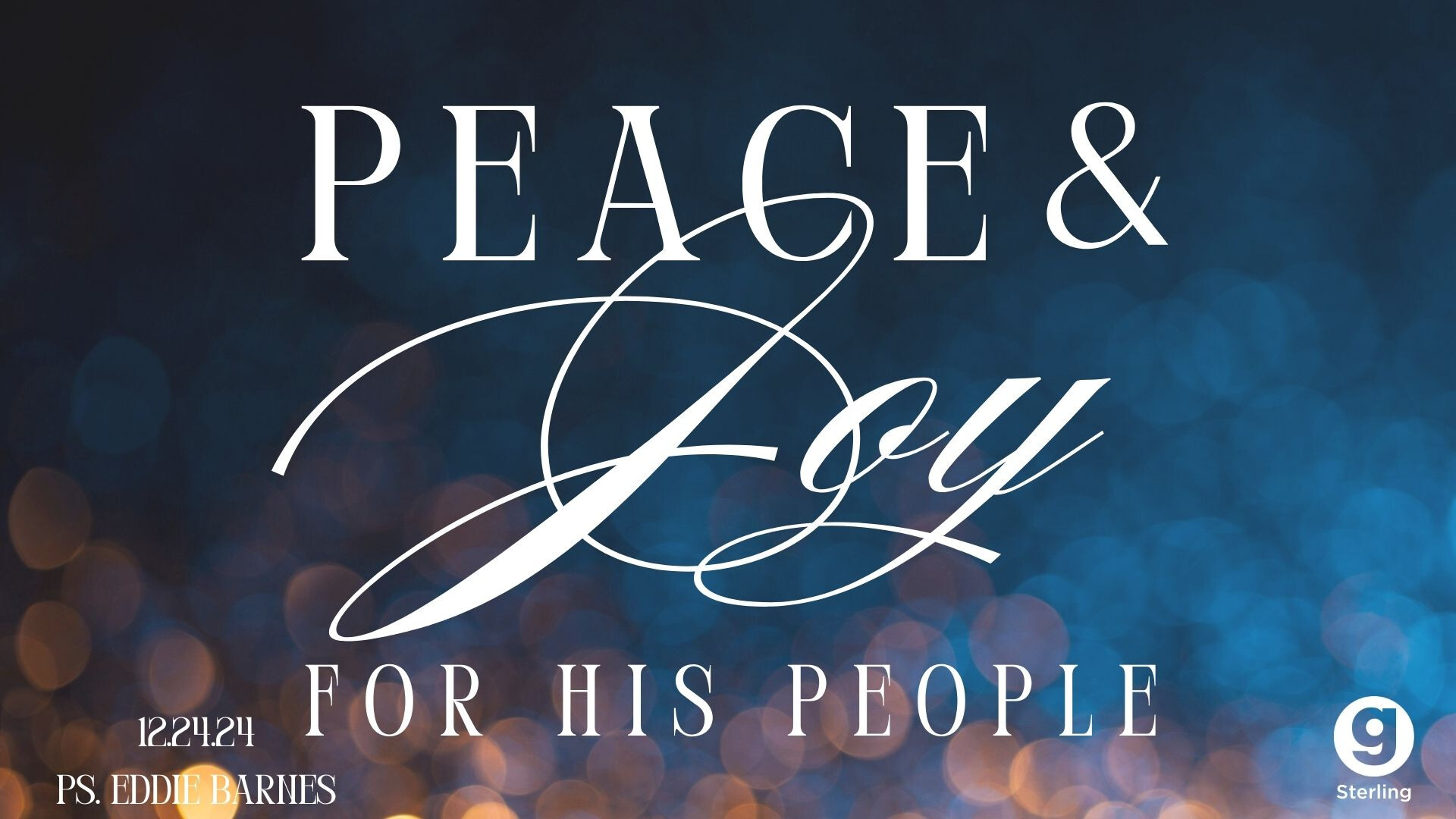 Peace And Joy For His People episode artwork