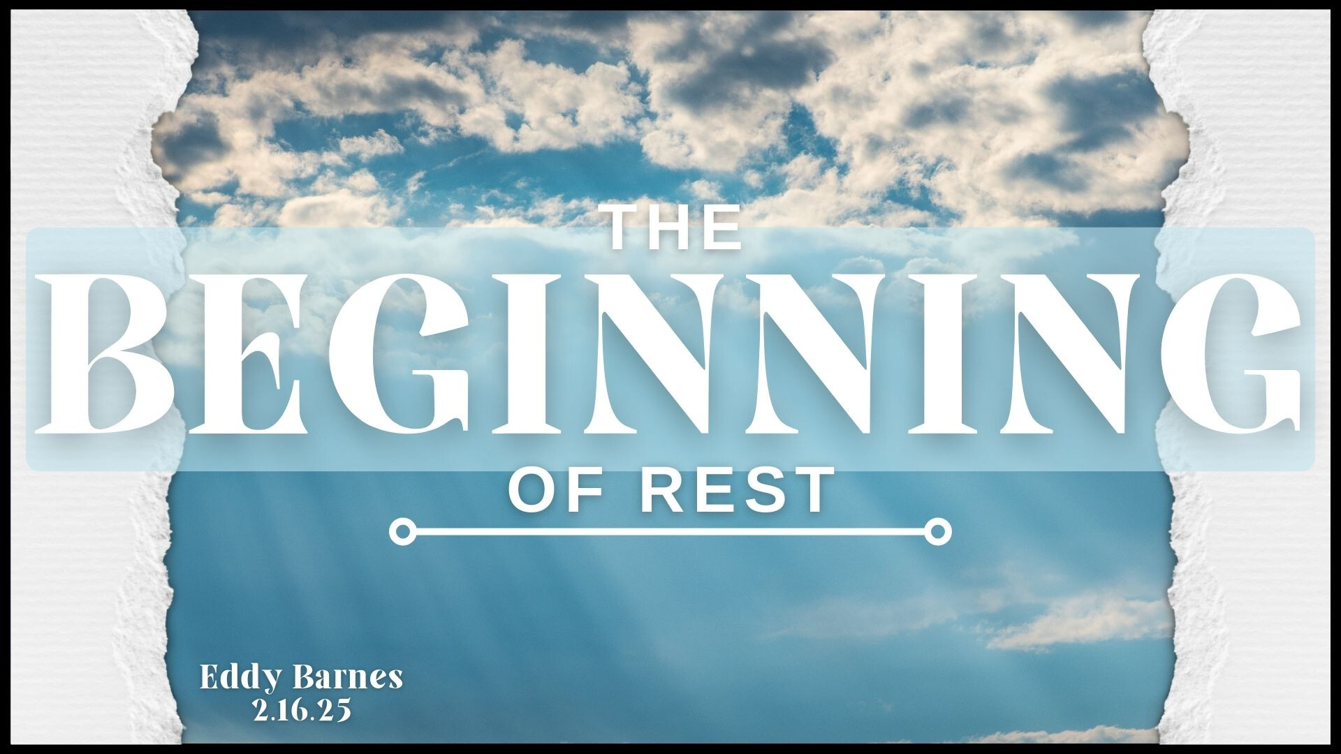 The Beginning Of Rest episode artwork
