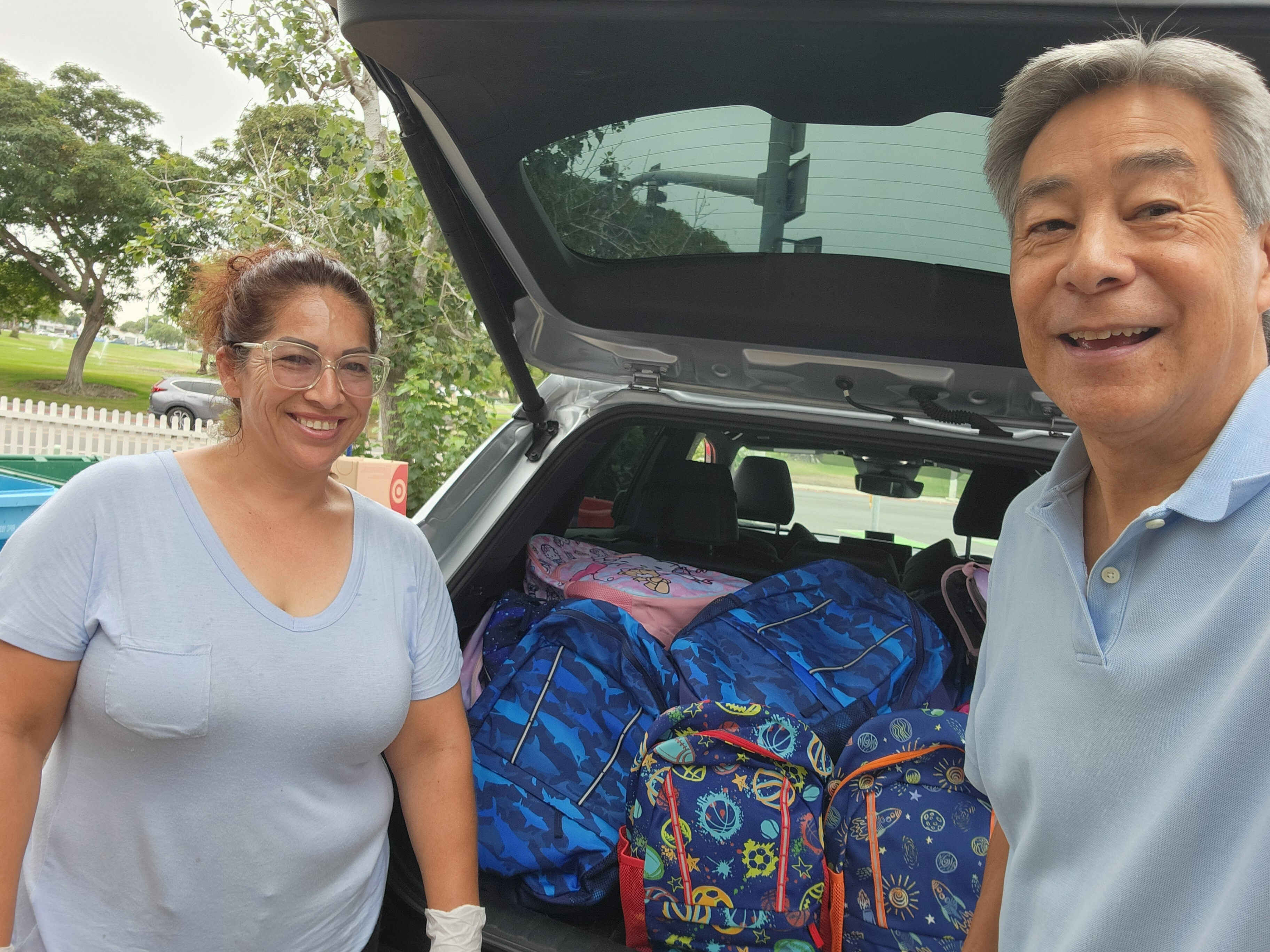 Blessings Packed with Love:  ﻿Good Samaritan Supports the CCSA Backpack Drive!