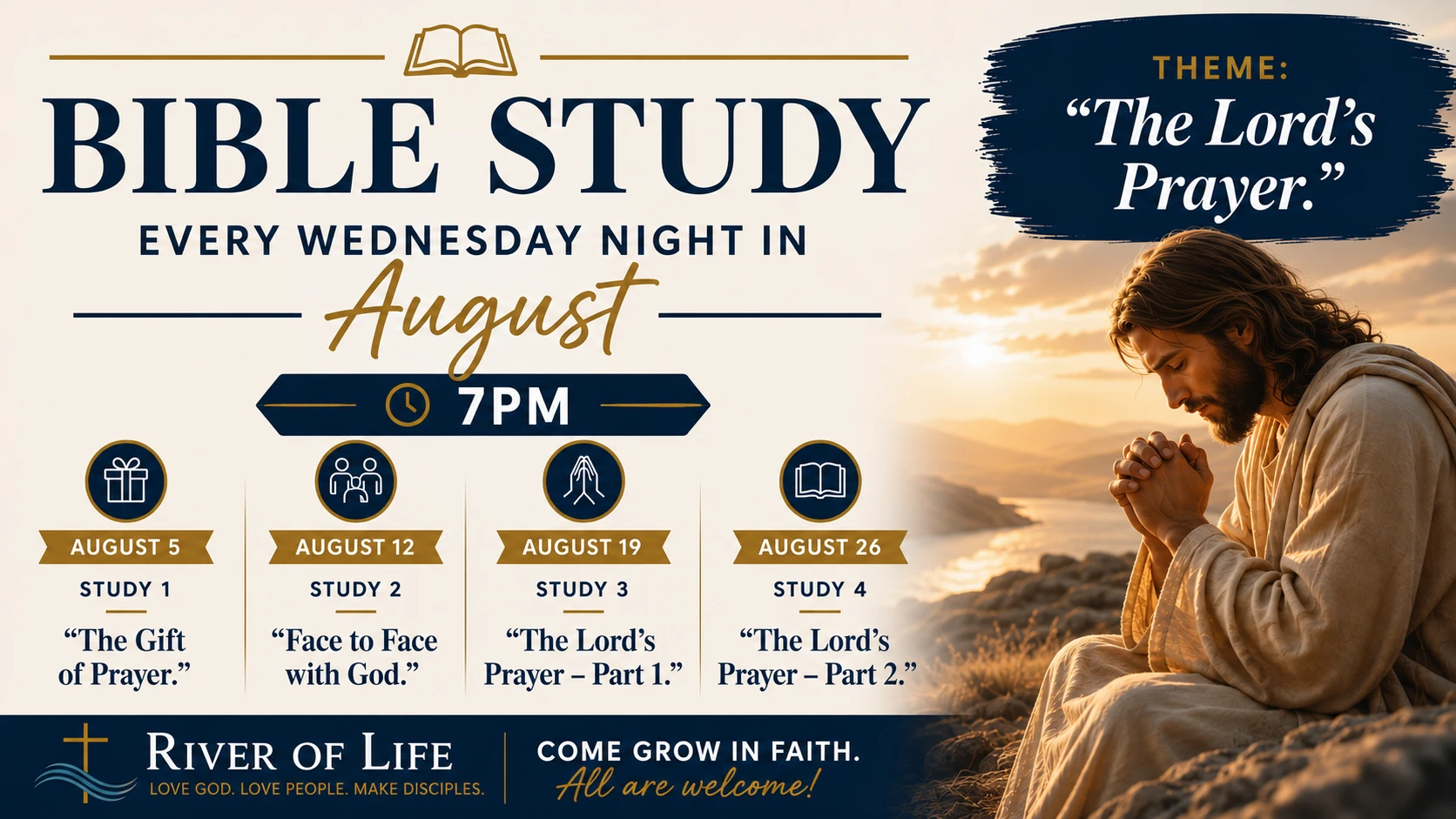 Wednesday Night Bible Study - The Lord's Prayer