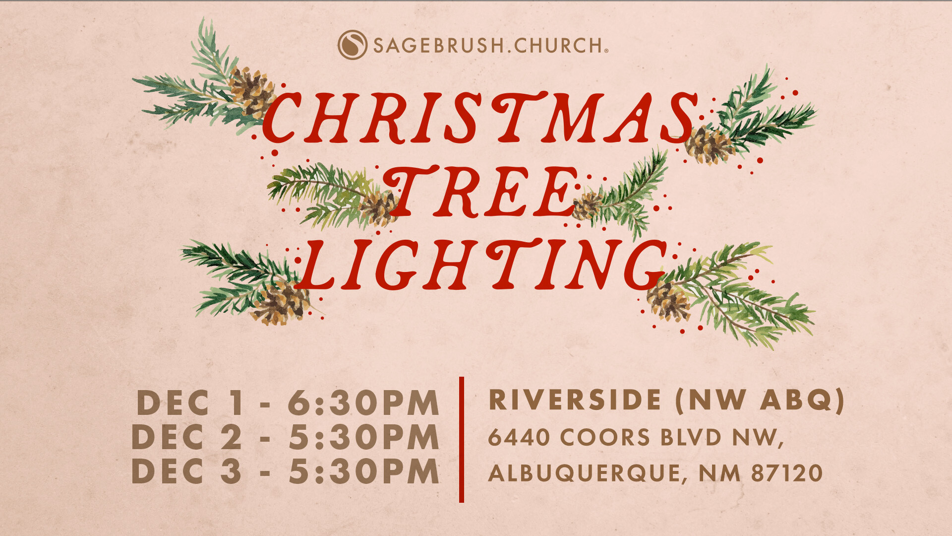 Christmas Tree Lighting (Dec 1-3)