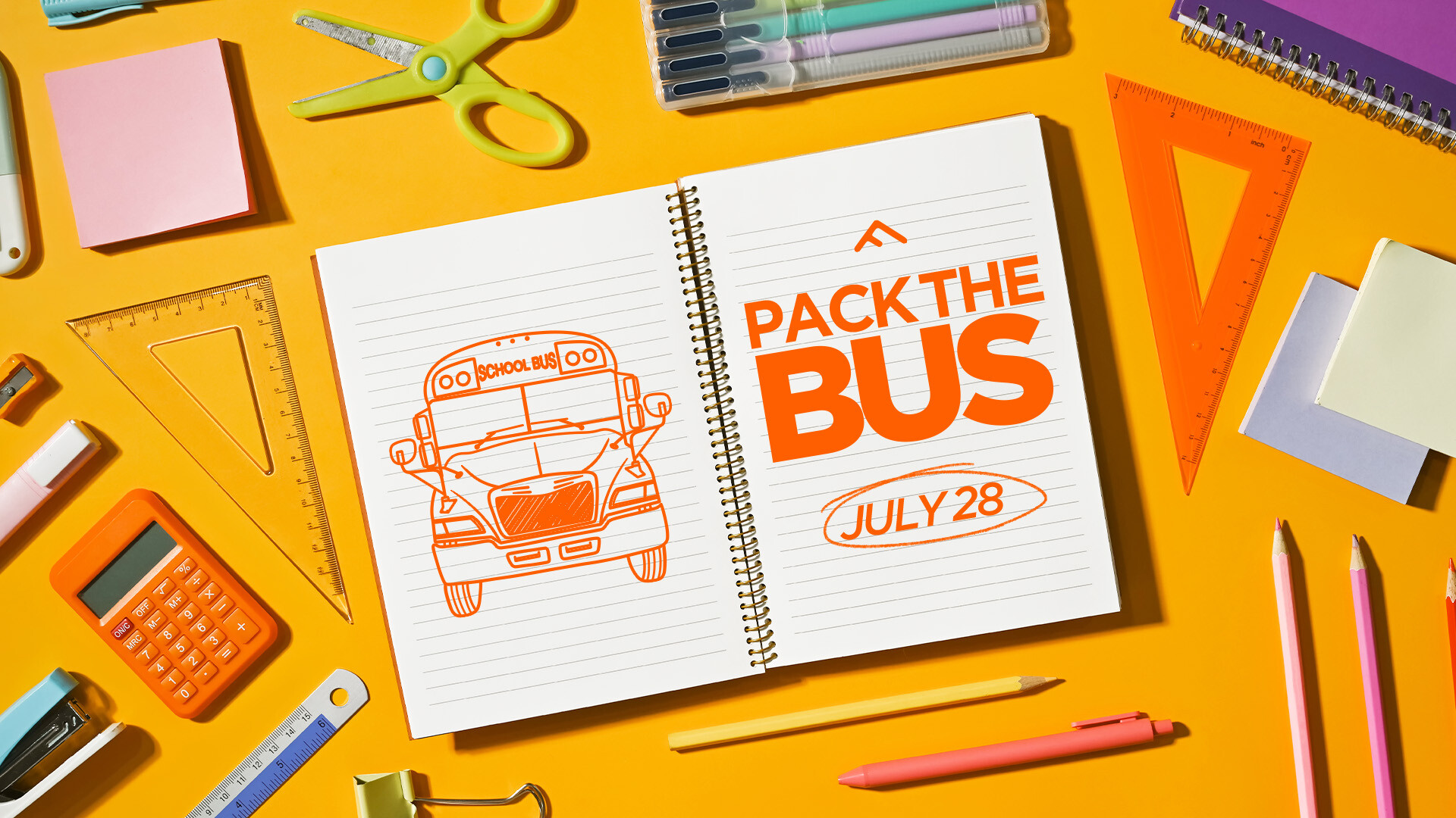 Pack the Bus Graphic