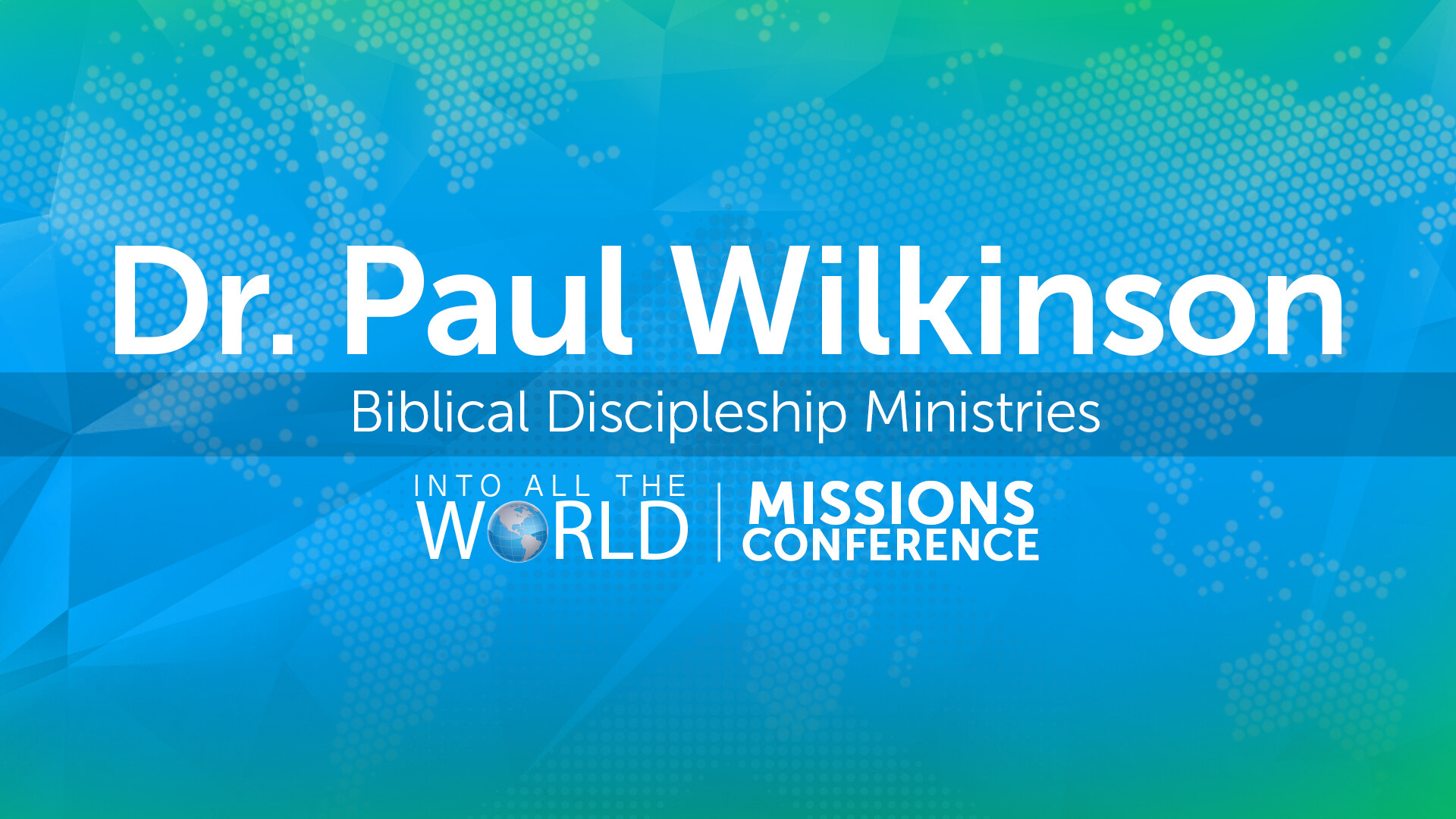 World Missions Conference 2026 - Dr. Paul Wilkinson - " Still There is Room " Touching the Untouchables with the Compassion of Christ