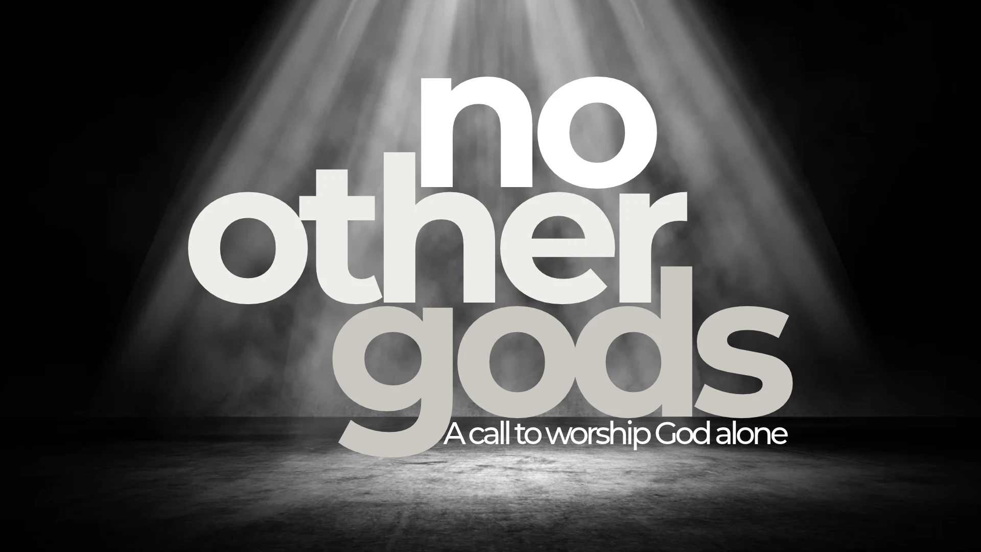 Series - No Other Gods