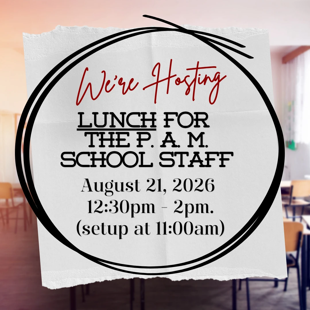 Serving Opportunity - Princess Anne Middle School Staff Lunch!