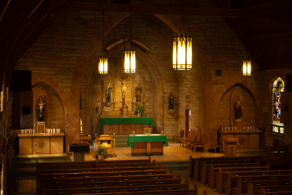 Inside Sts. Peter & Paul Catholic Church, Haubstadt, IN