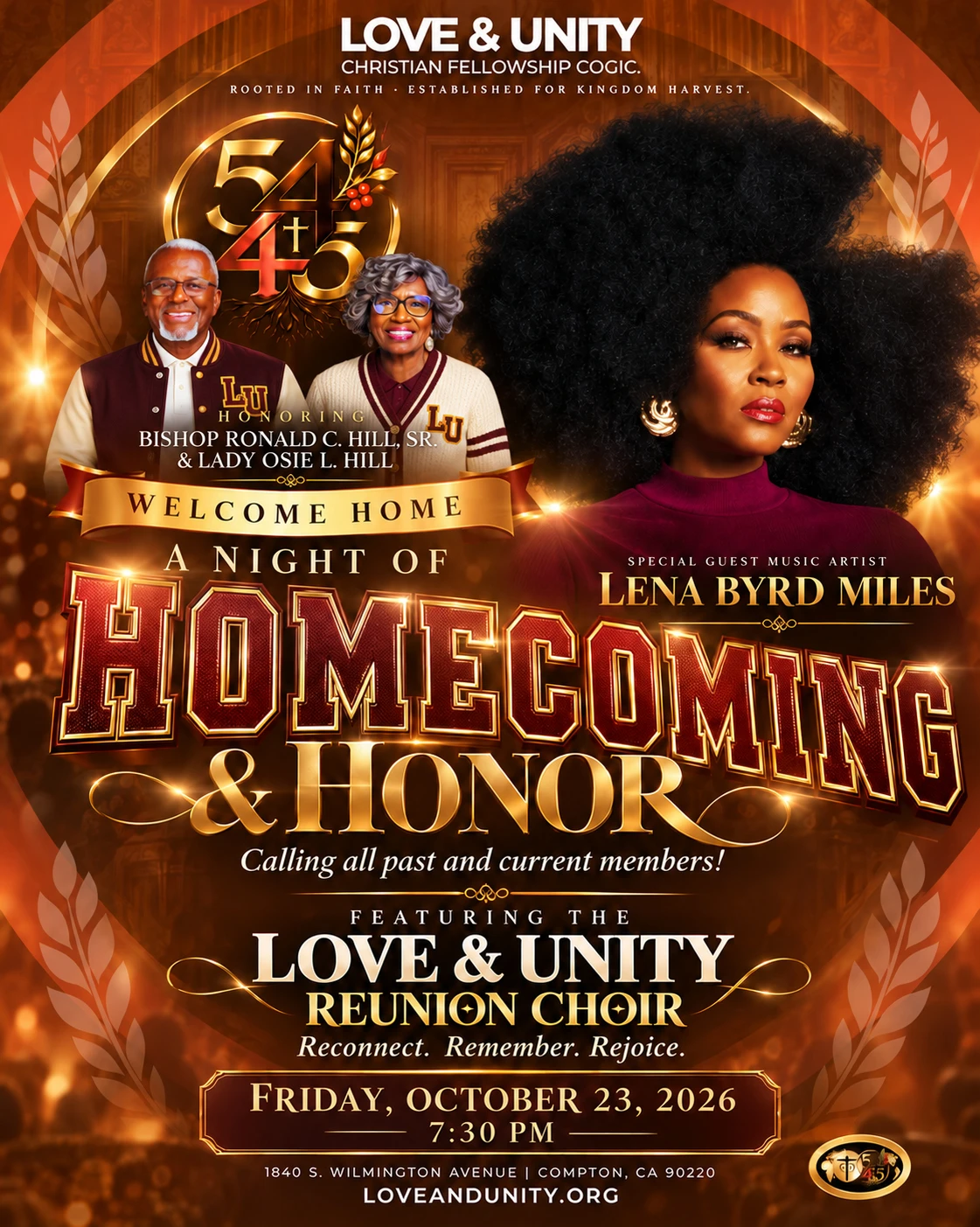 Homecoming and Honor flyer