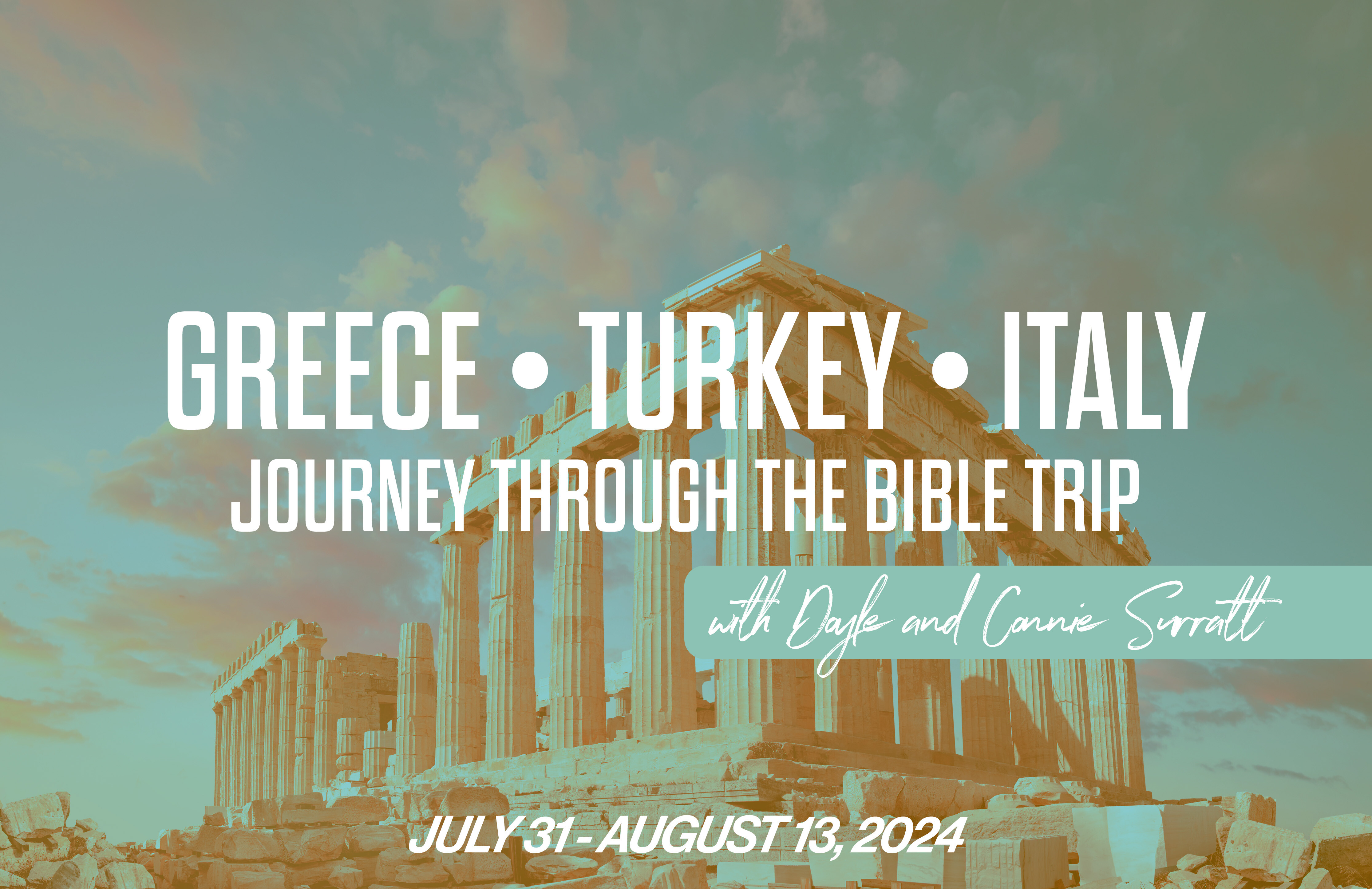 Greece, Turkey, Italy: Journey Through the Bible Trip