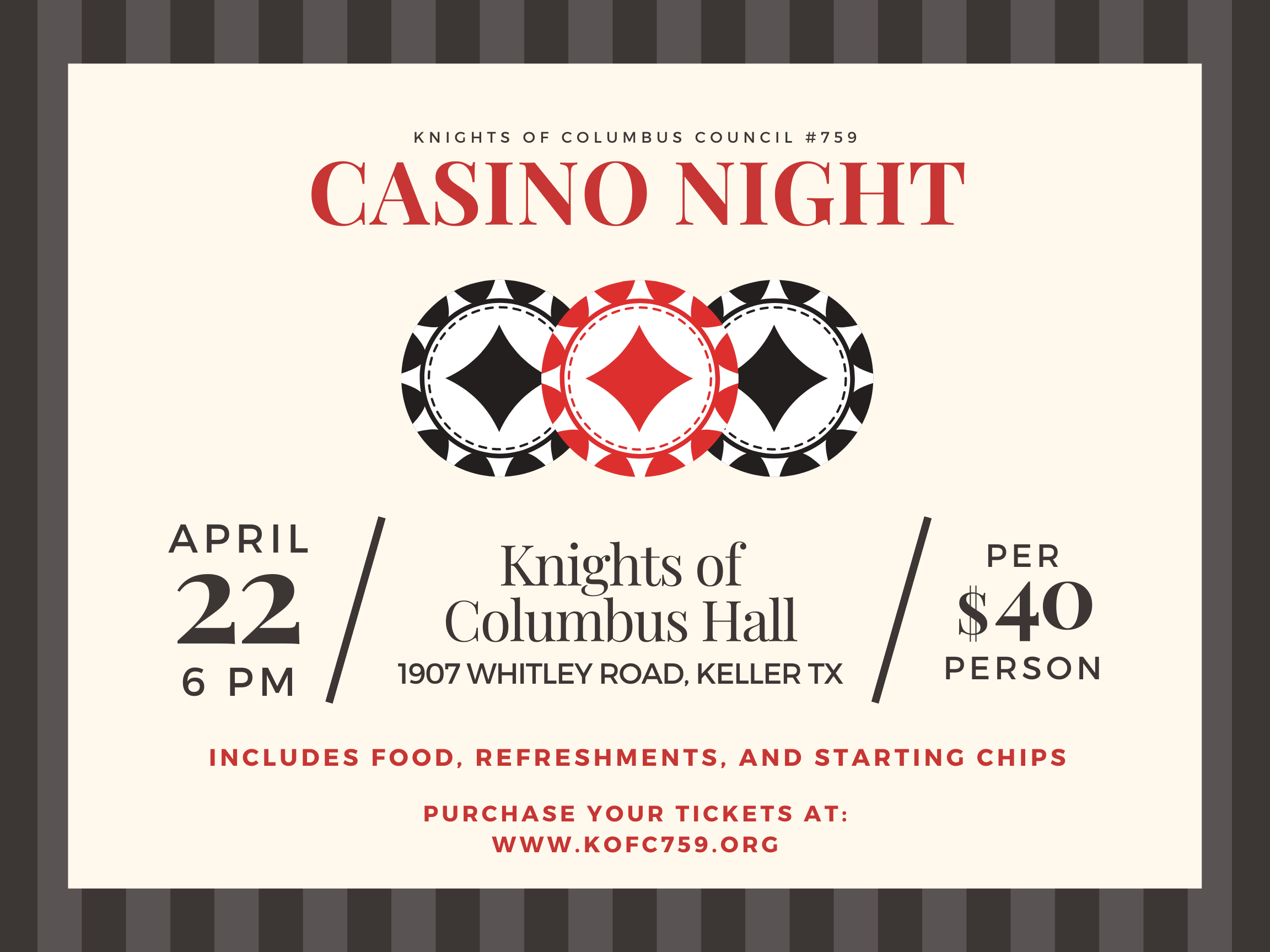 Knights of Columbus: Casino Night