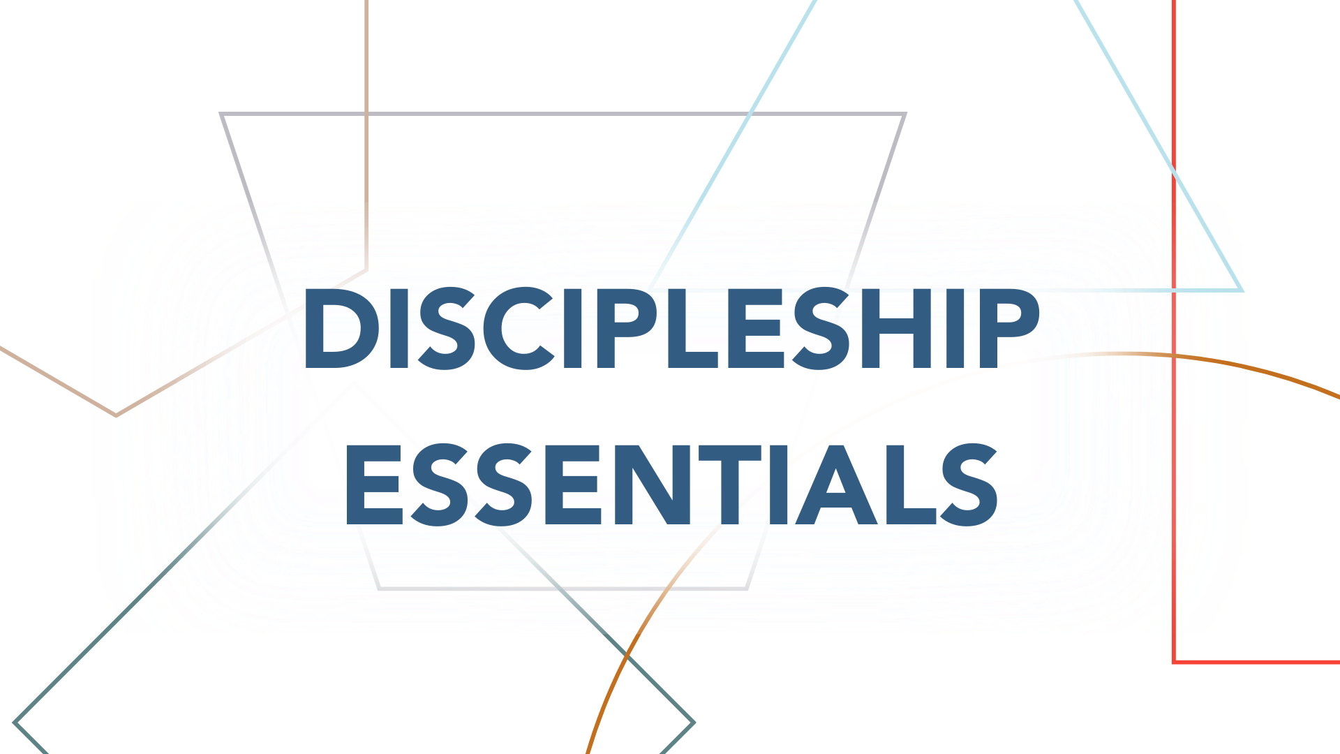 How do we do Discipleship?