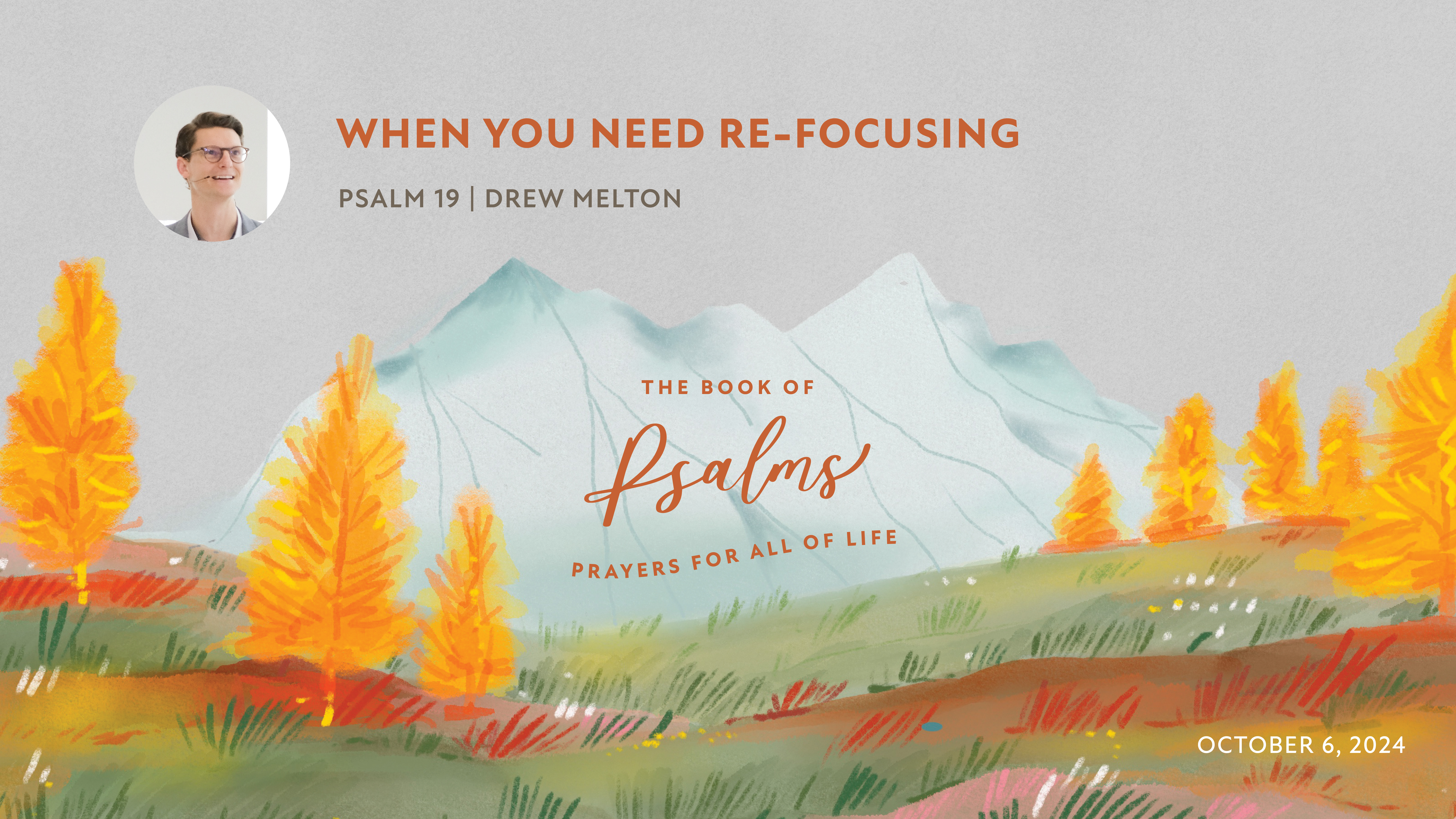 When You Need Re-Focusing (Audio) episode artwork
