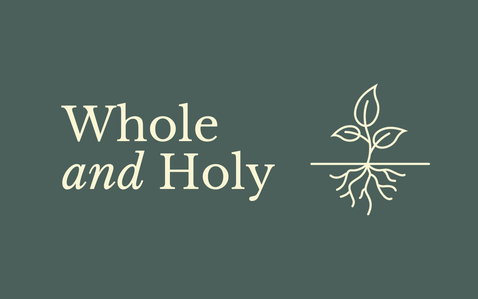 Holiness and the Holy Spirit