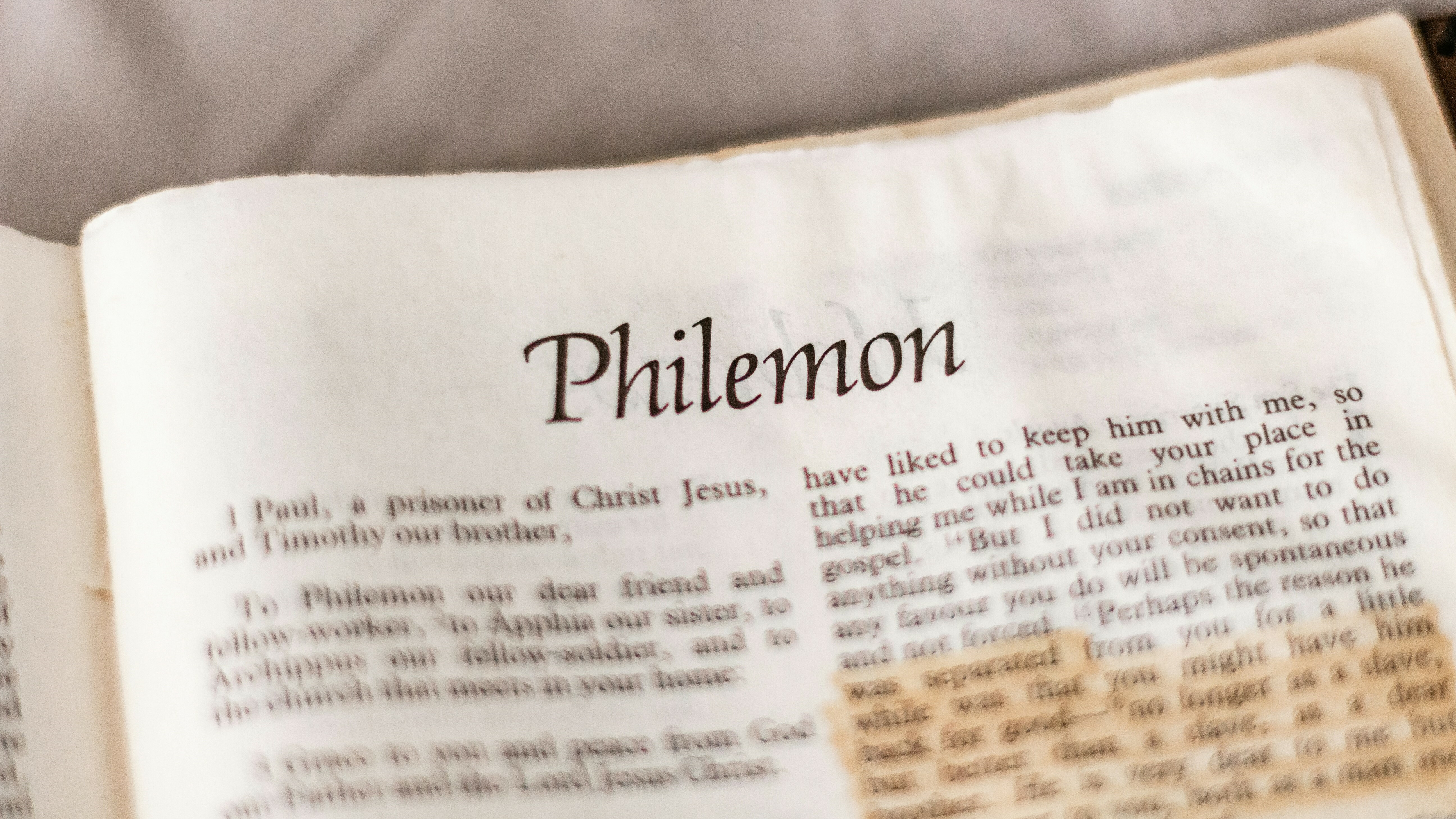 The Importance of Philemon For Today's World