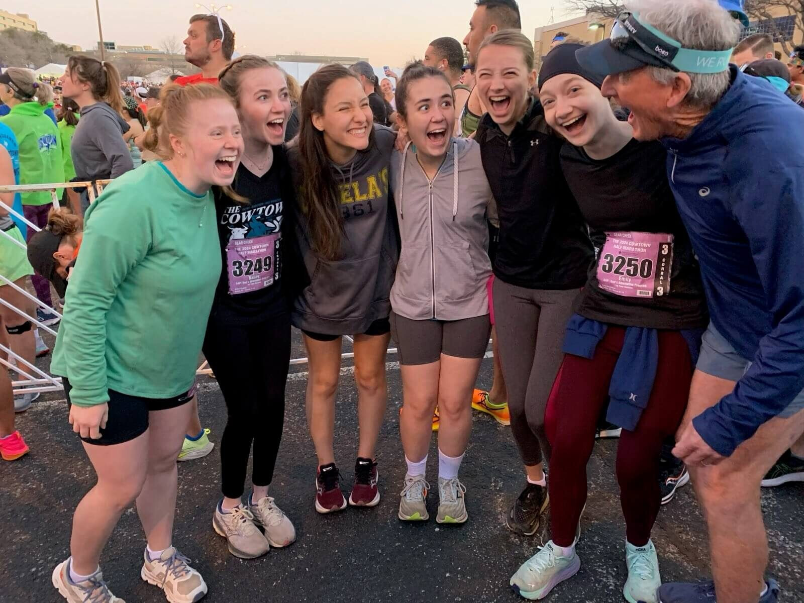 GAP girls at the Cowtown Half Marathon