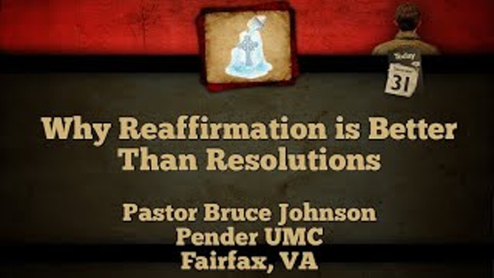 “Why Reaffirmation is Better than Resolutions" (Audio) episode artwork