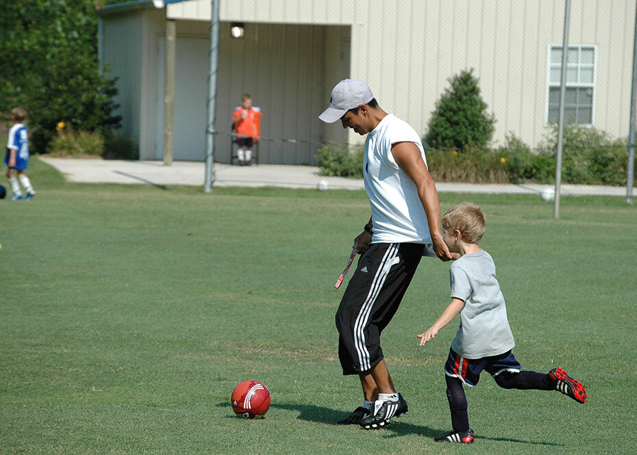 Youngsters get their ‘kicks’ during soccer camp