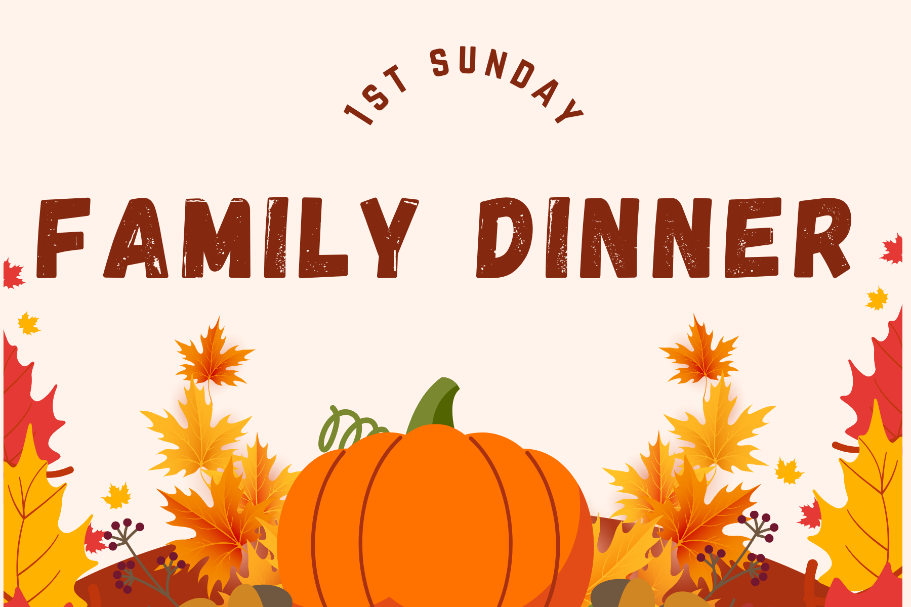 1st Sunday Youth Family Dinner