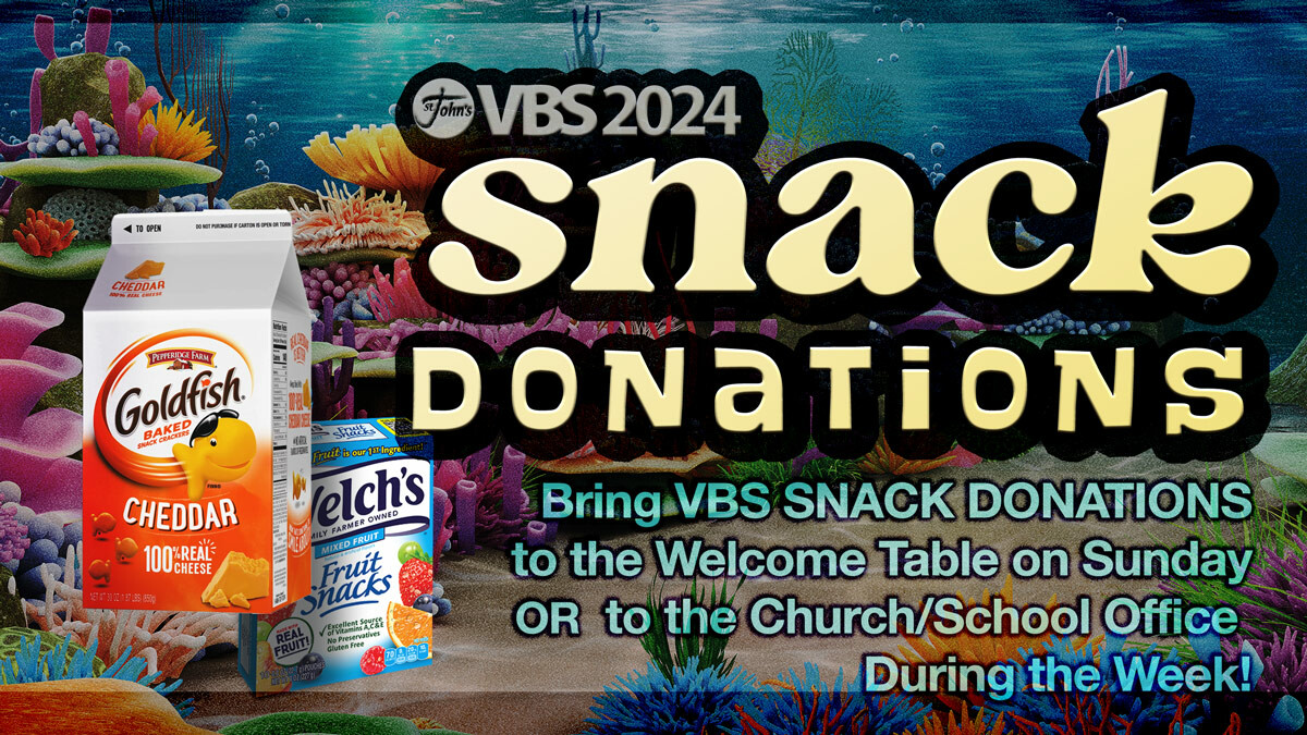 We need SNACK DONATIONS!!