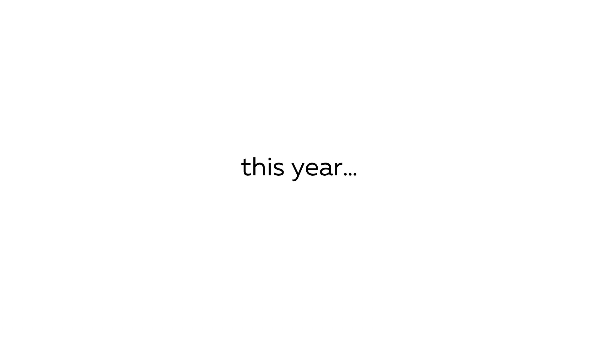 This Year... (Audio)