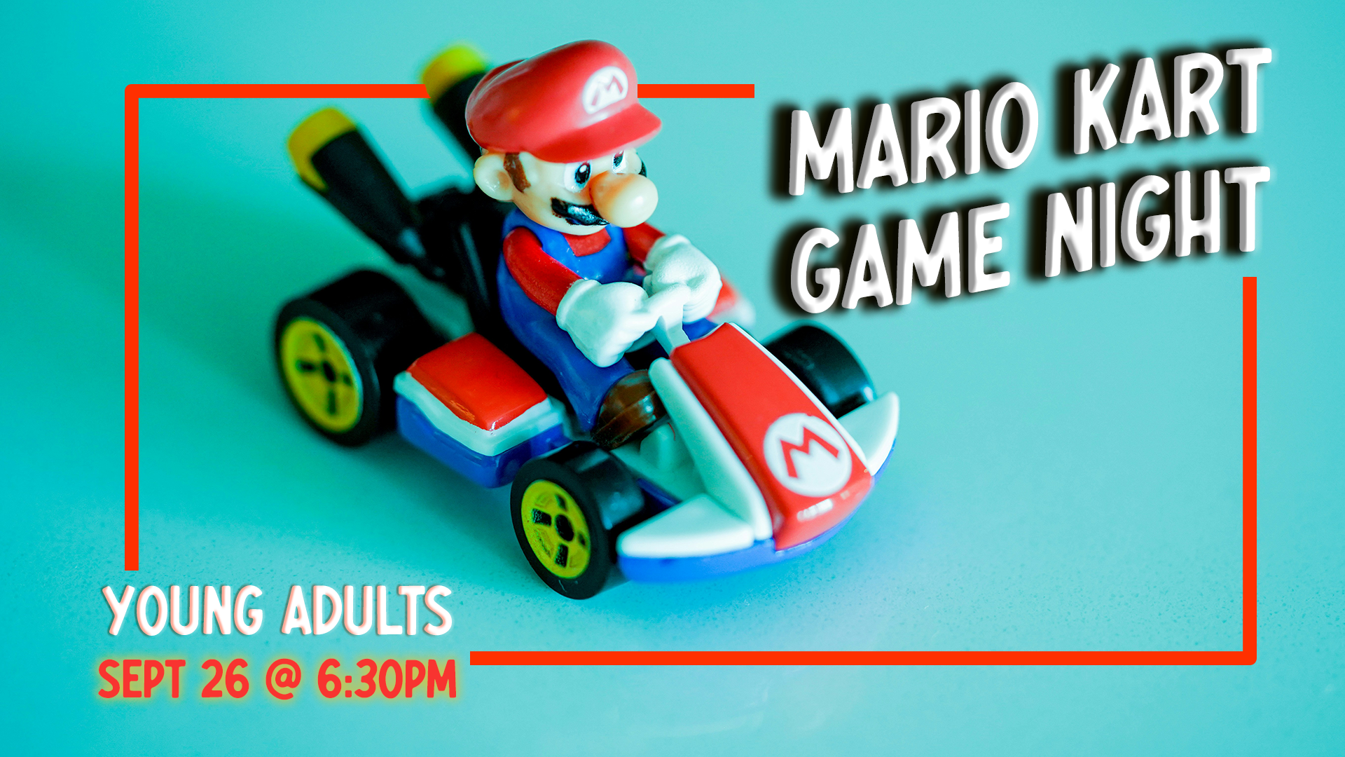 Young Adult Mario Kart Battle