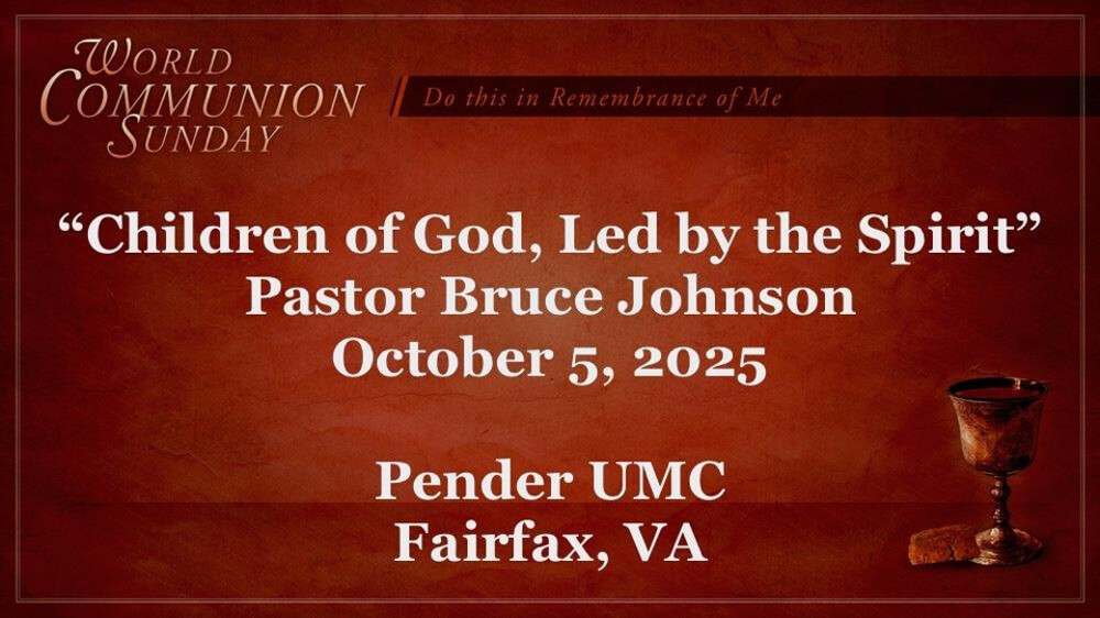 Pender UMC Sermons, Podcasts, Messages and Interviews