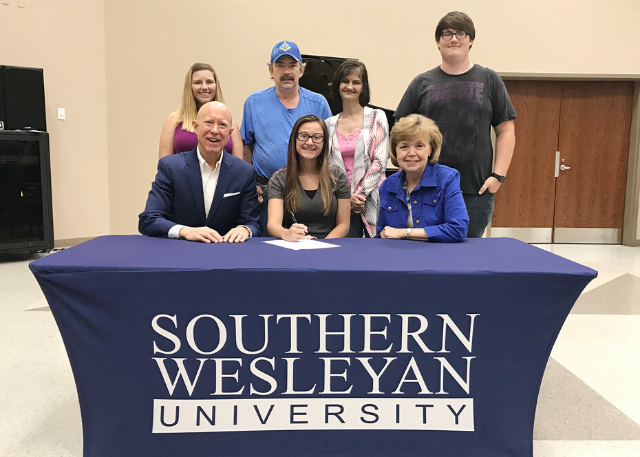 West-Oak’s Hawkins receives SWU ensemble scholarship