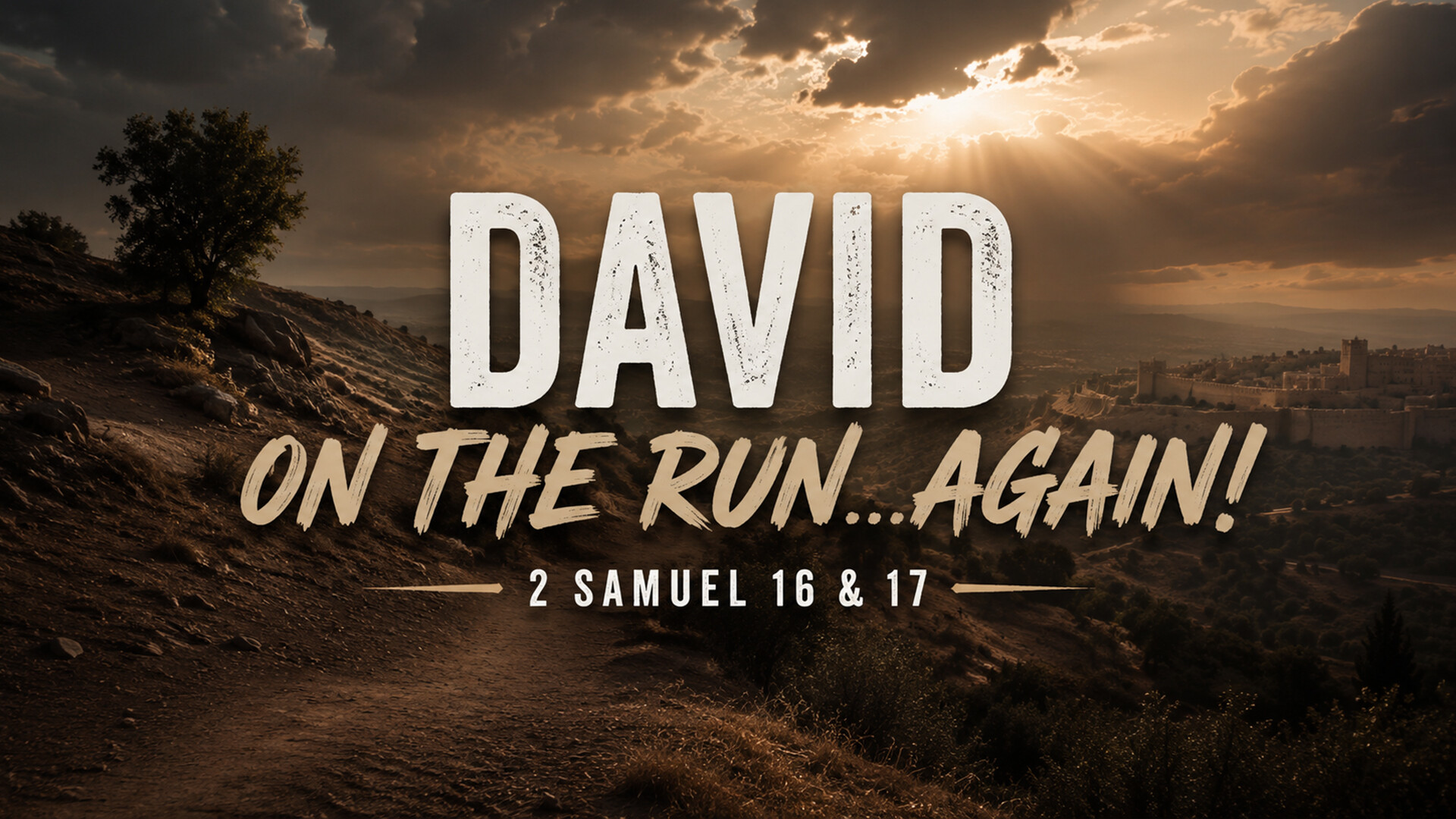 David on the Run ... Again!
