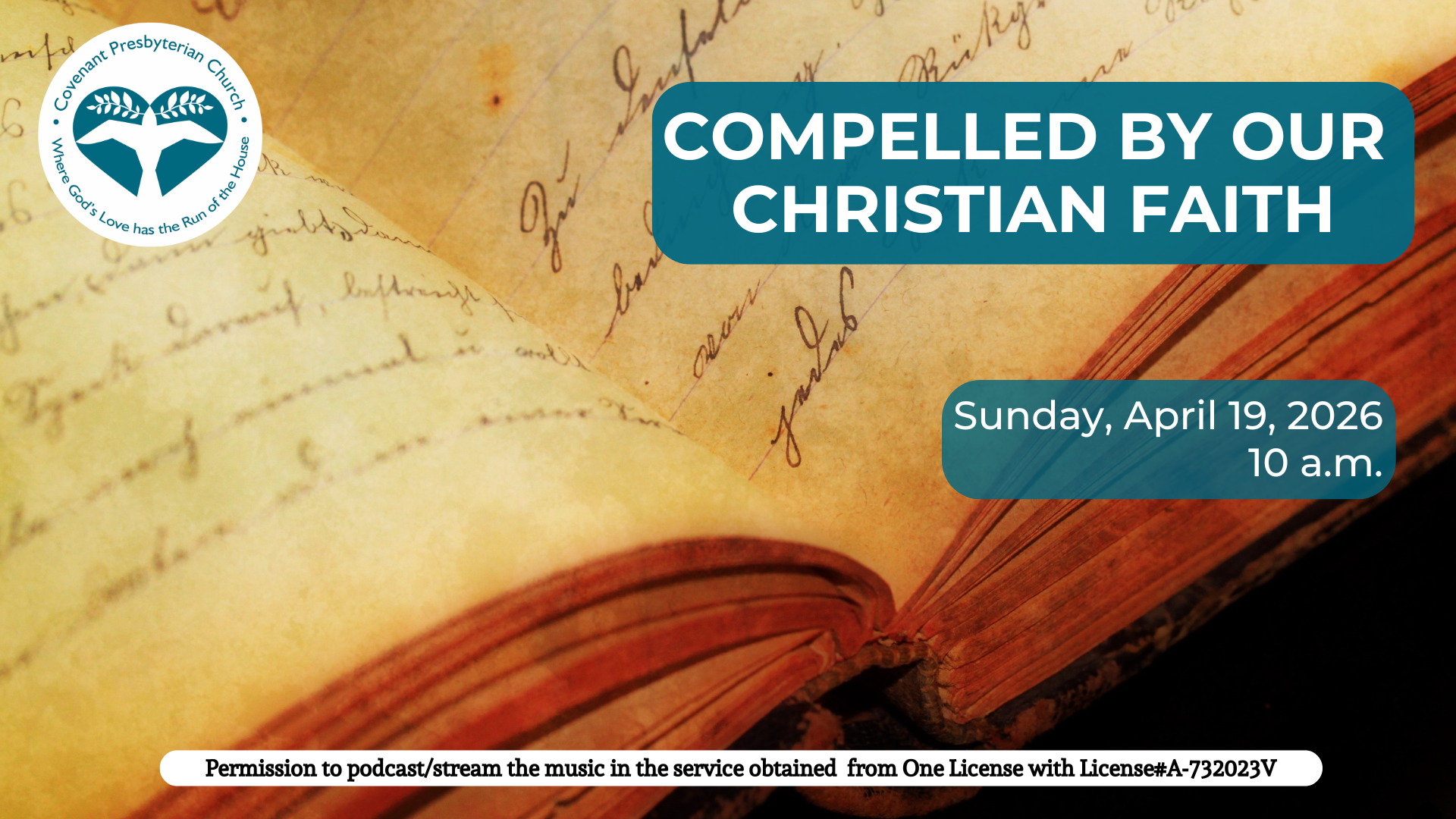 Compelled By Our Christian Faith episode artwork
