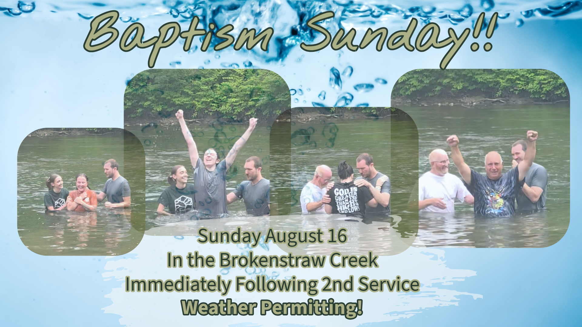 Baptism in the Brokenstraw