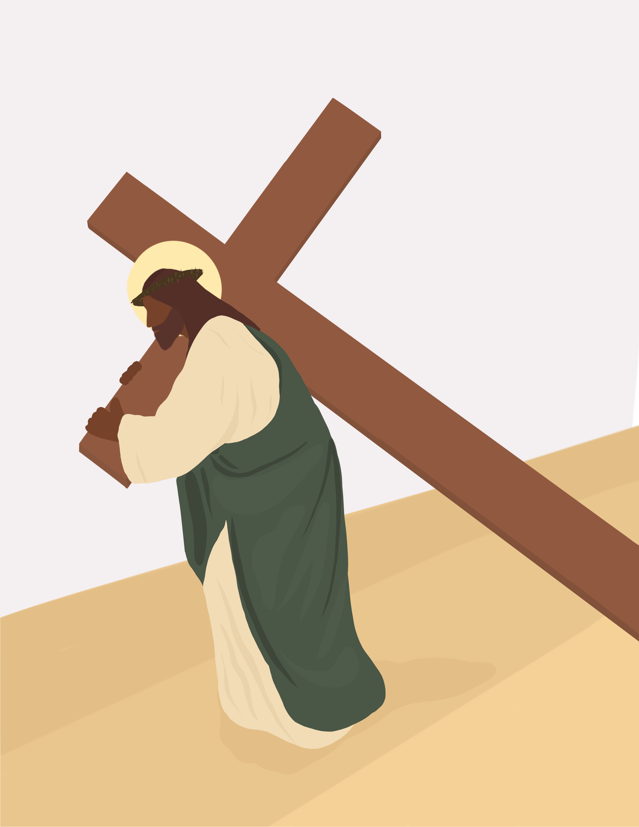 STATION #7 – Jesus Carries His Cross