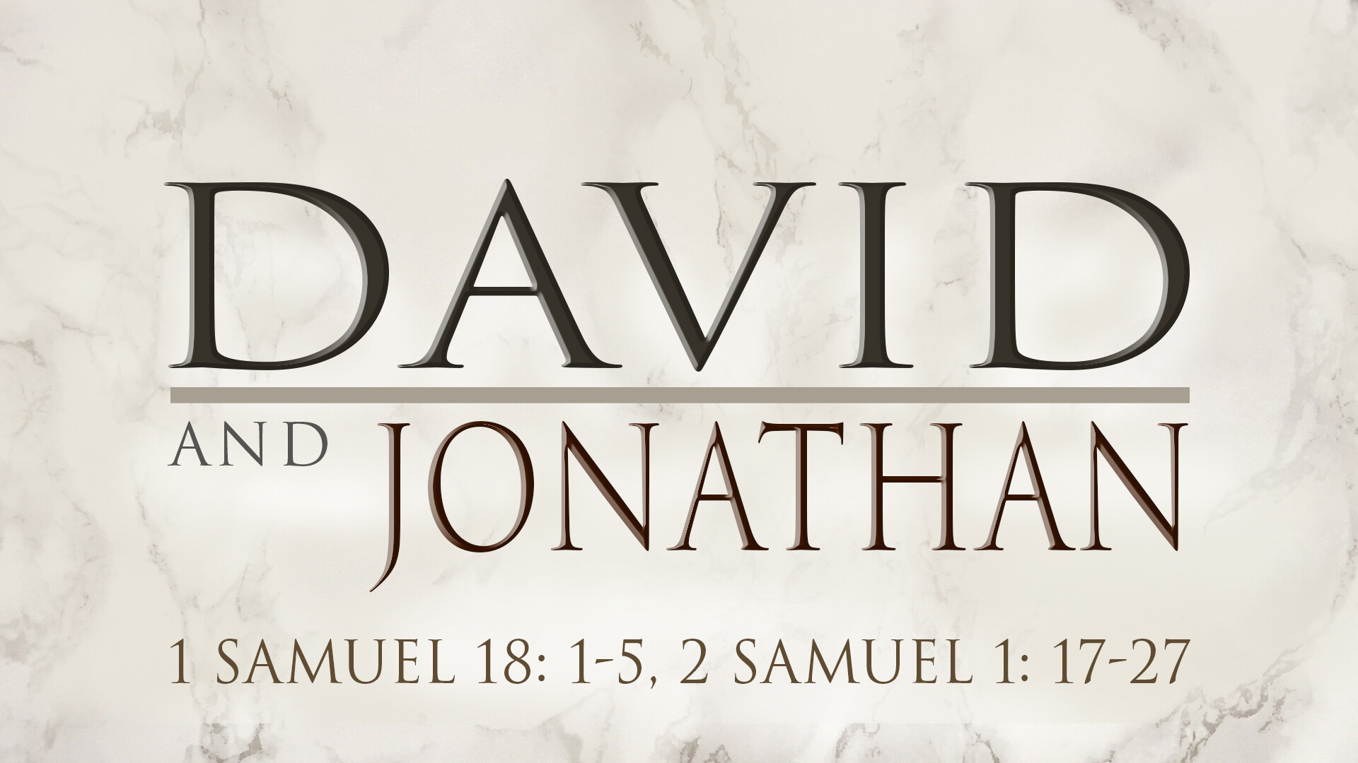David and Jonathan (Audio) episode artwork
