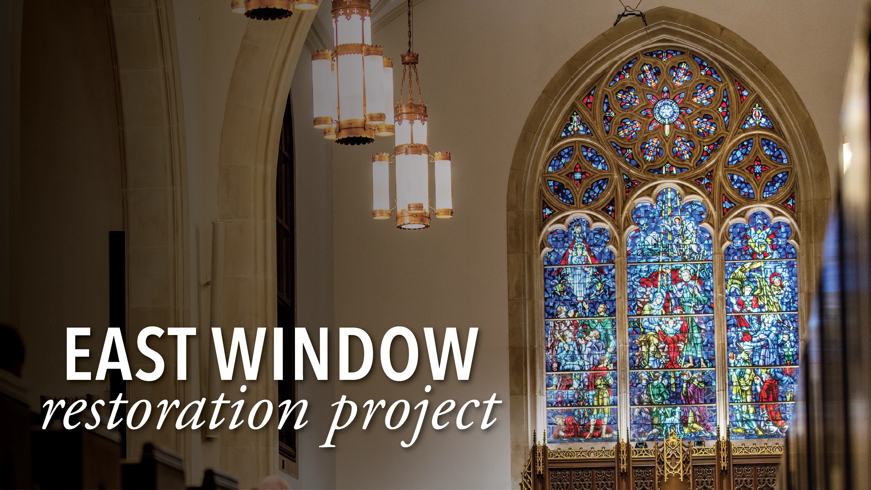 East Window Restoration Project Begins This Month
