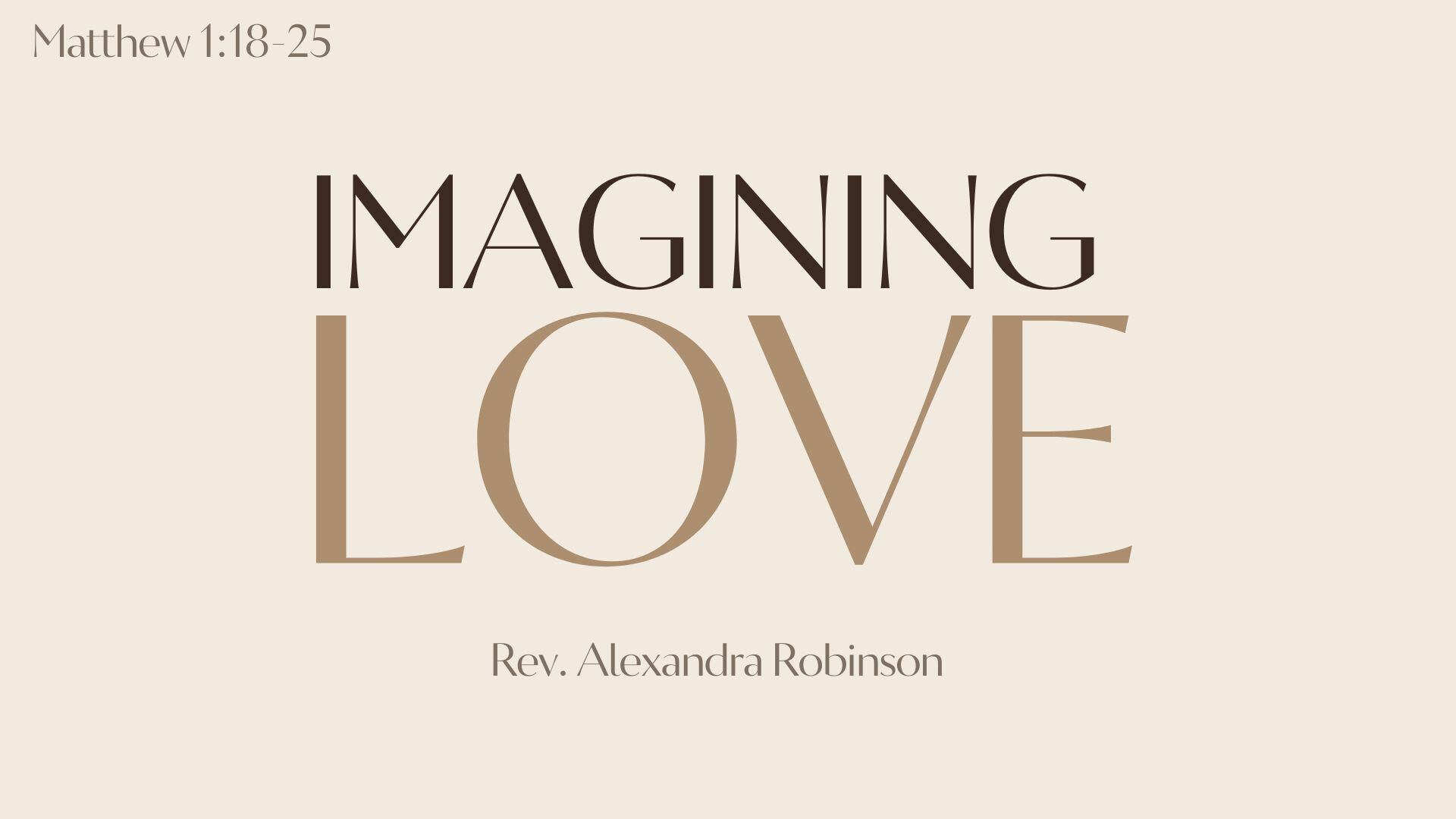 Imagining Love