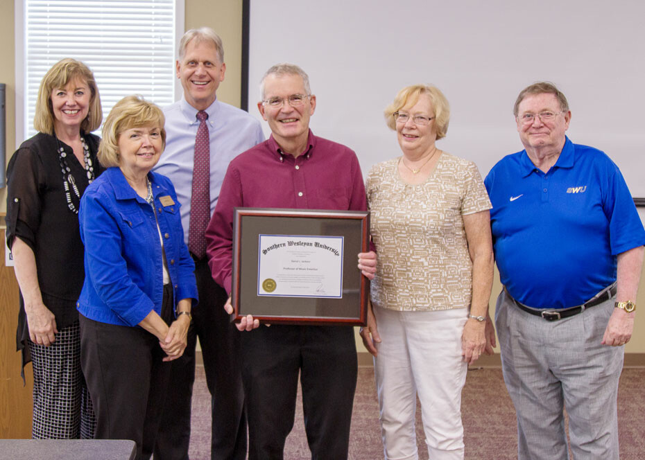 Southern Wesleyan University honors Jachens