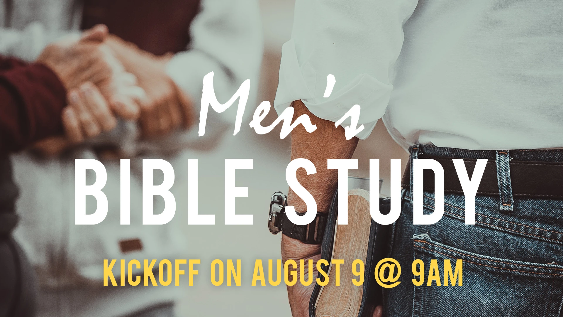 Men's Bible Study Kickoff