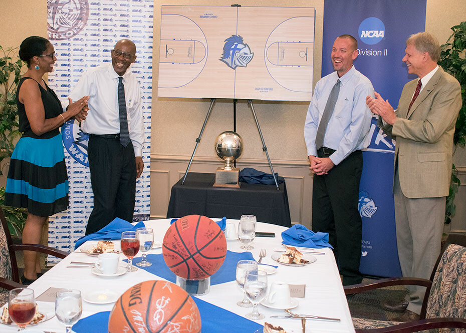 SWU basketball court named for Wimphrie