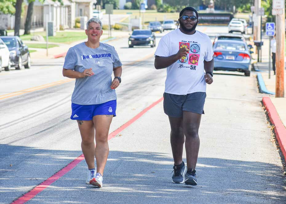 Inspired by his professor, SWU student sets half marathon goal