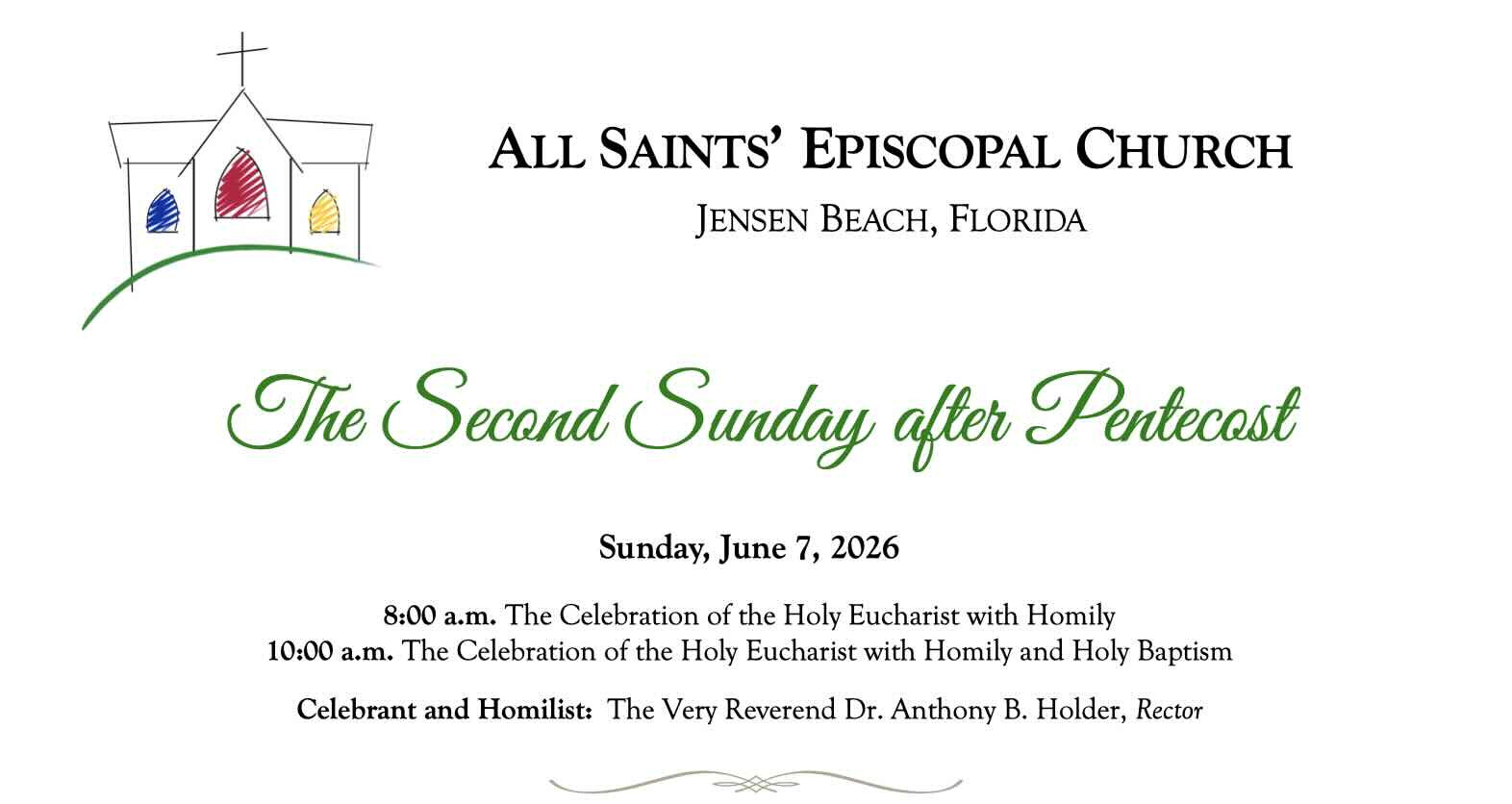 Bulletin Pentecost 2 | June 7, 2026