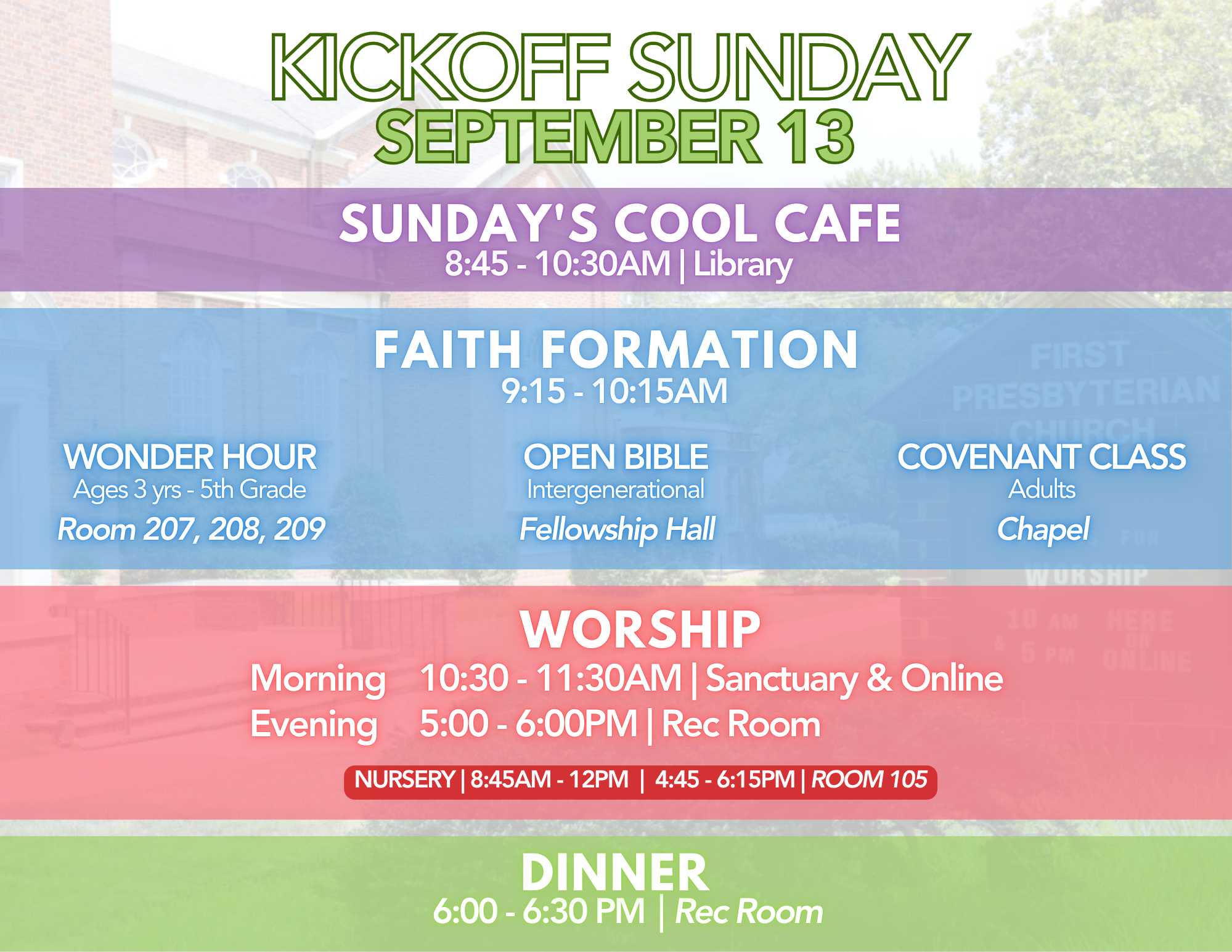 Kick Off Sunday 2026