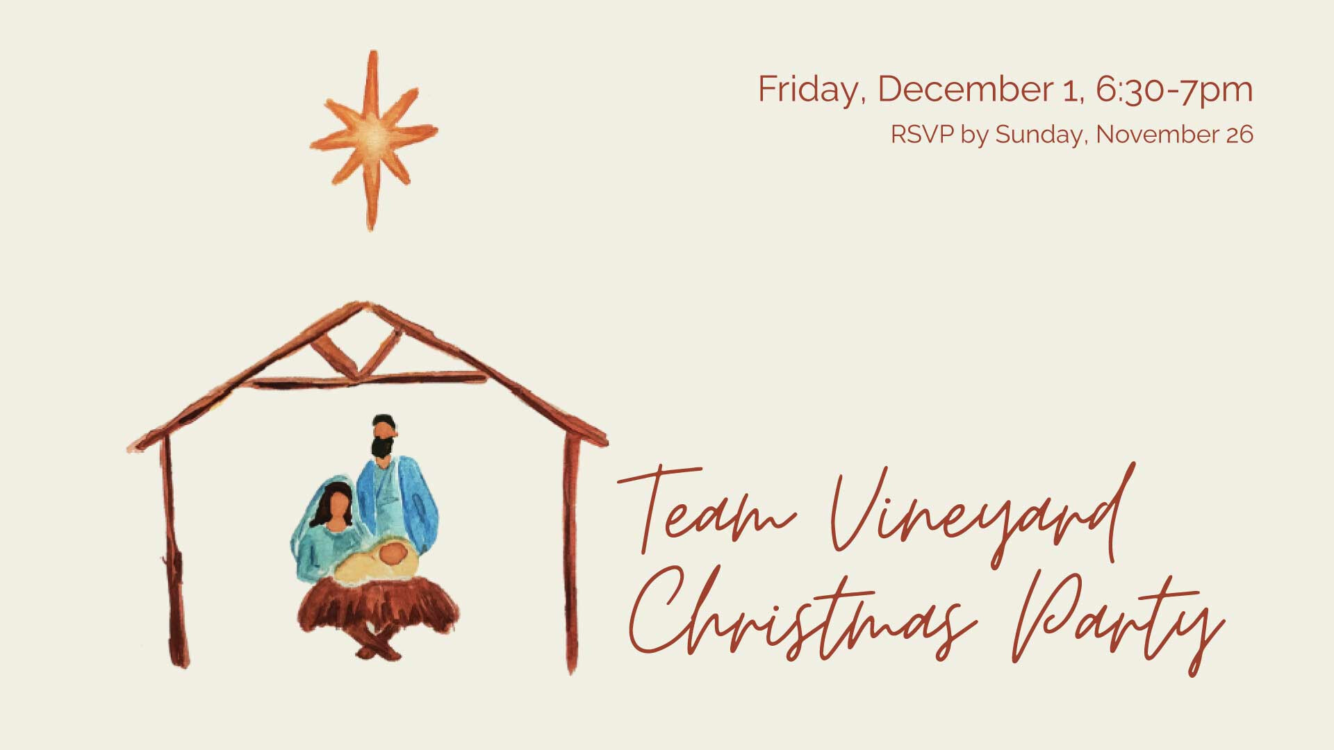 Team Vineyard Christmas Party