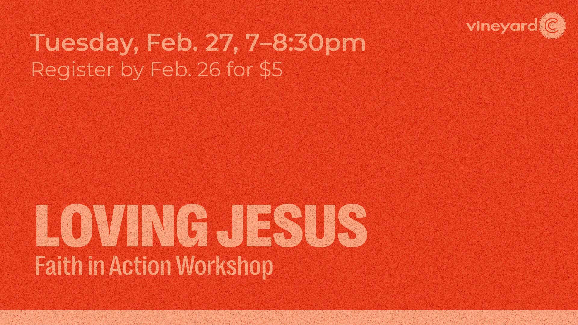 Loving Jesus