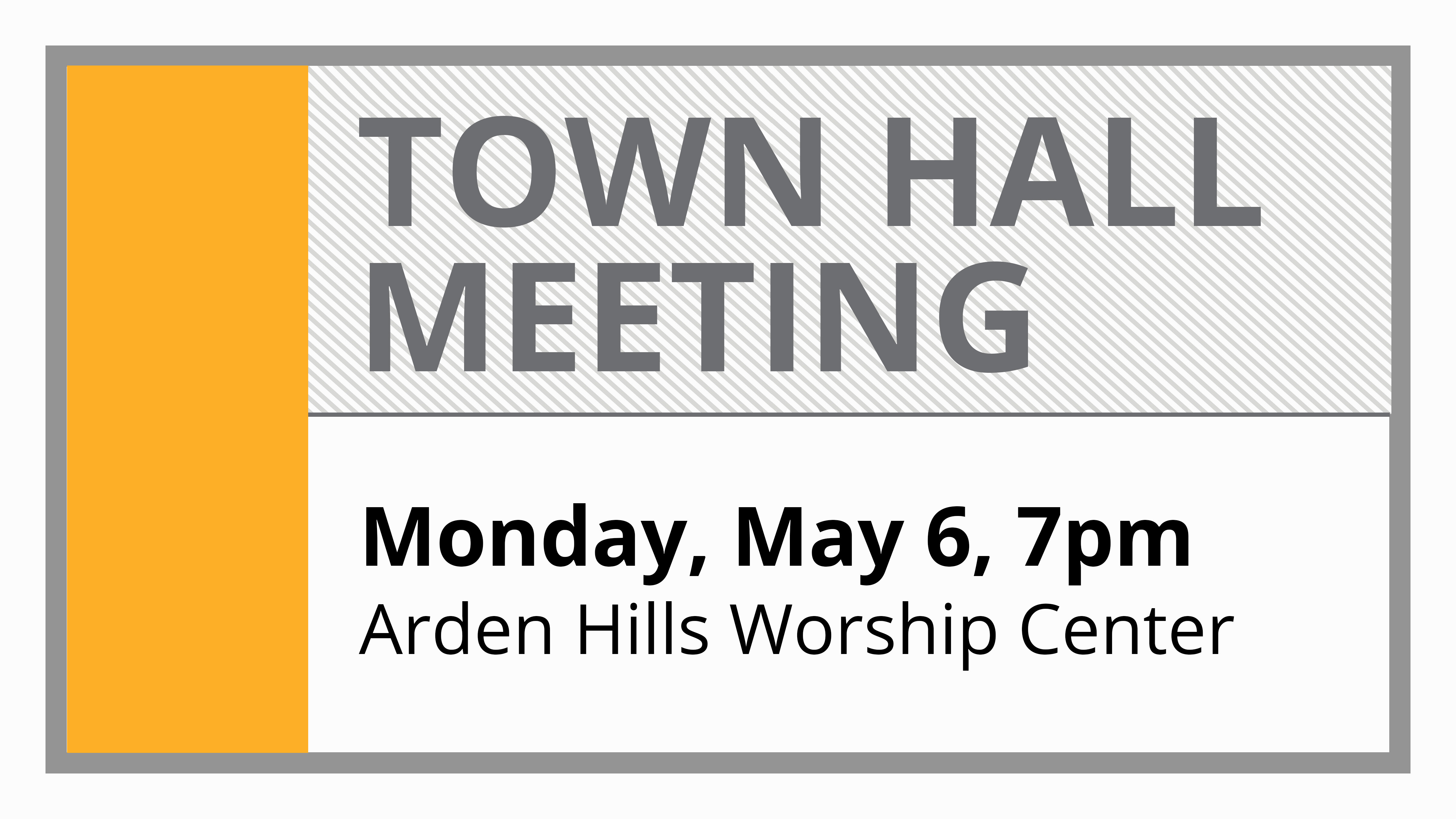 Town Hall Meeting | North Heights Church