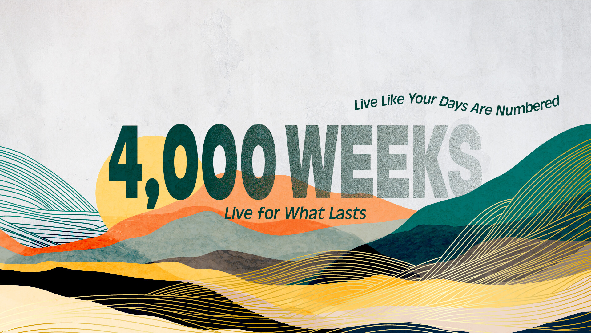 Live for What Lasts