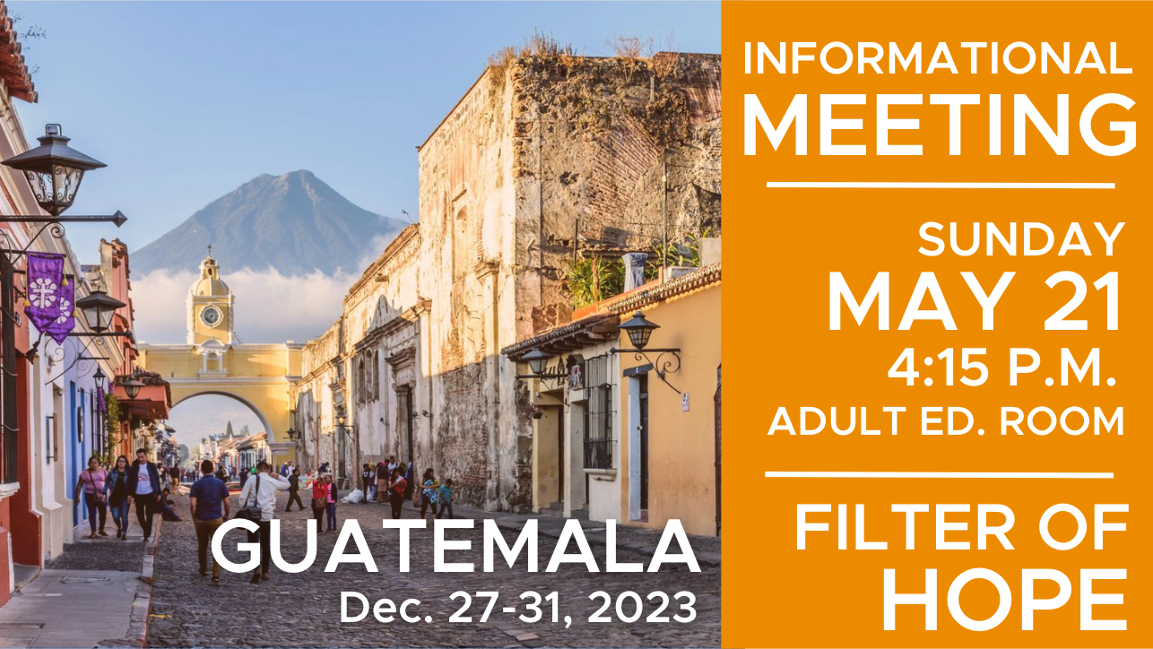 Filter of Hope Information Meeting Castleton Community Church