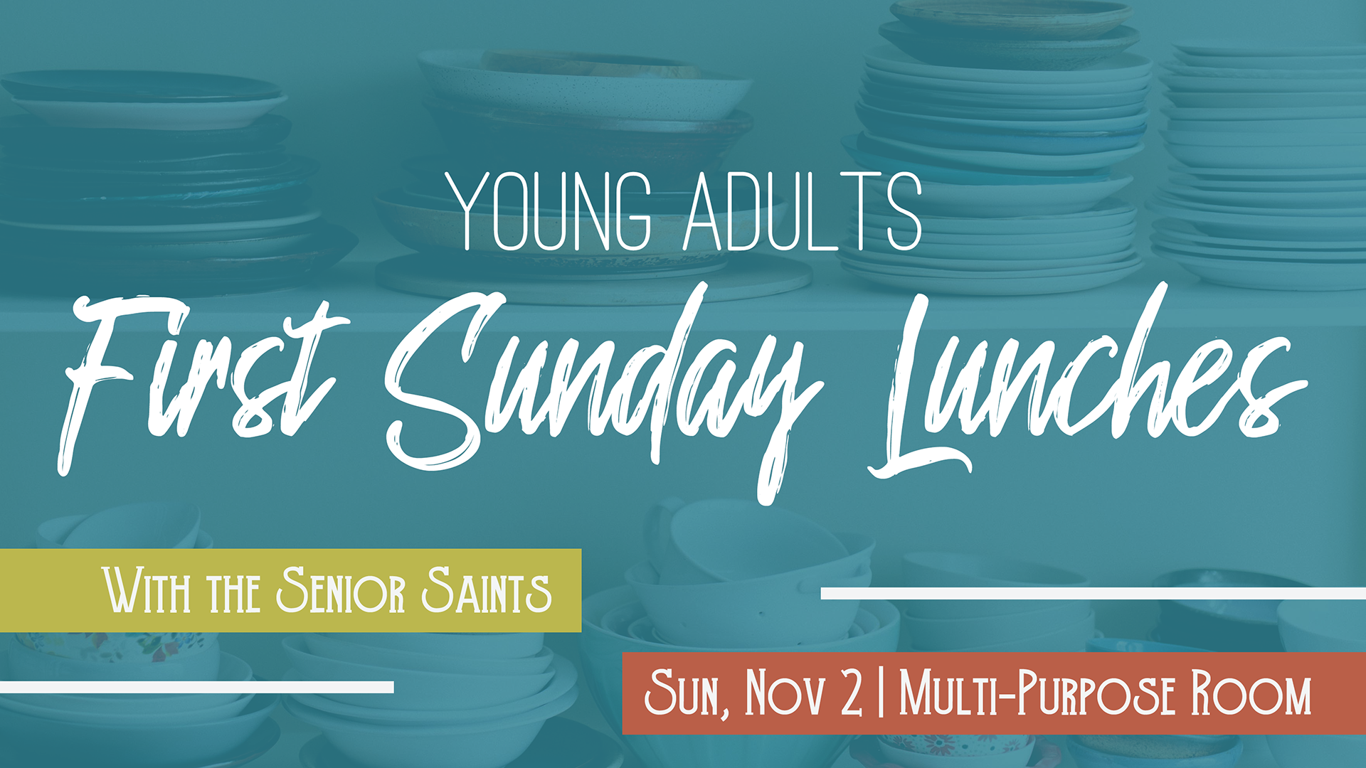 First Sunday Lunch with Senior Saints