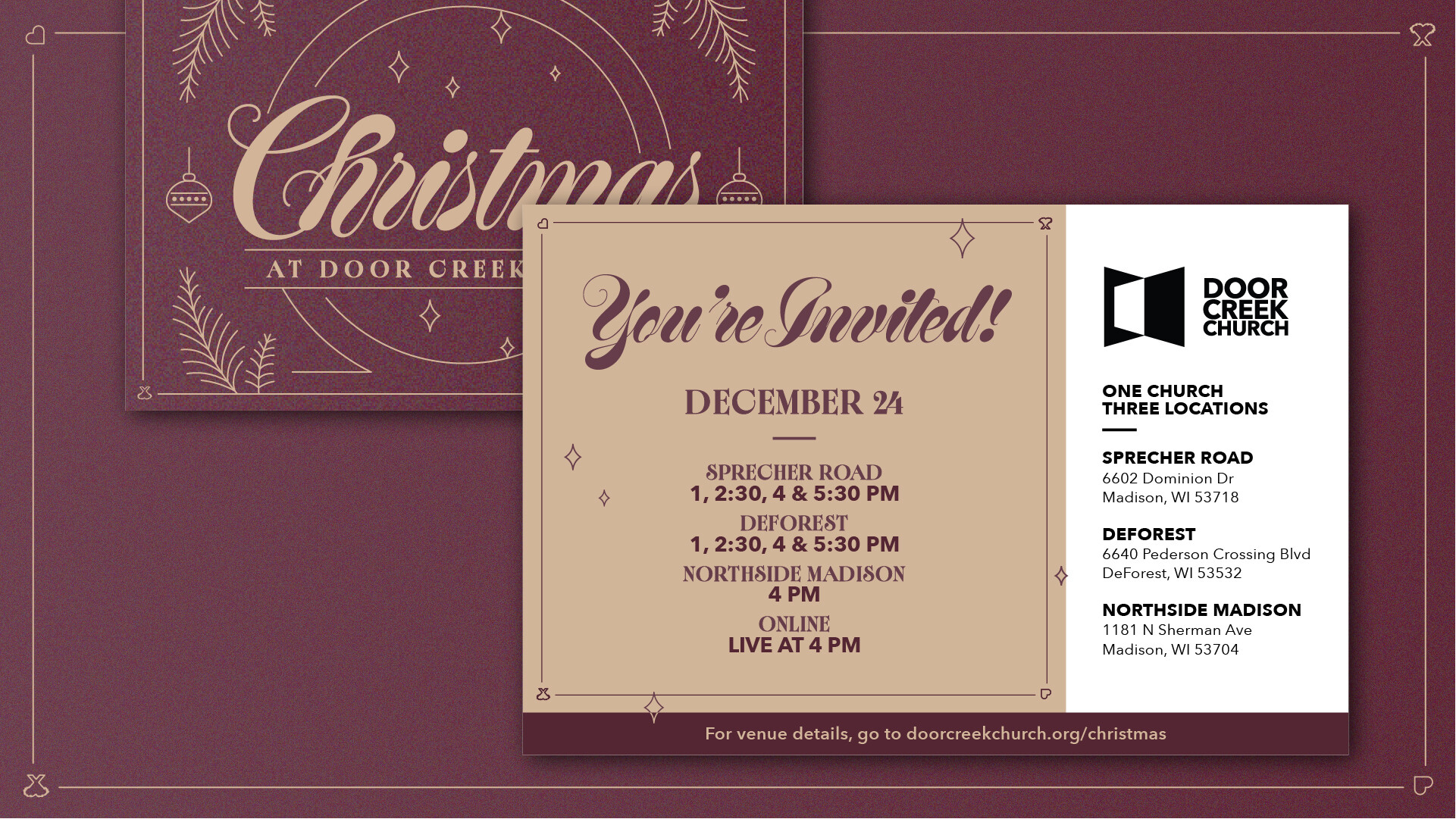 Christmas Invite Cards