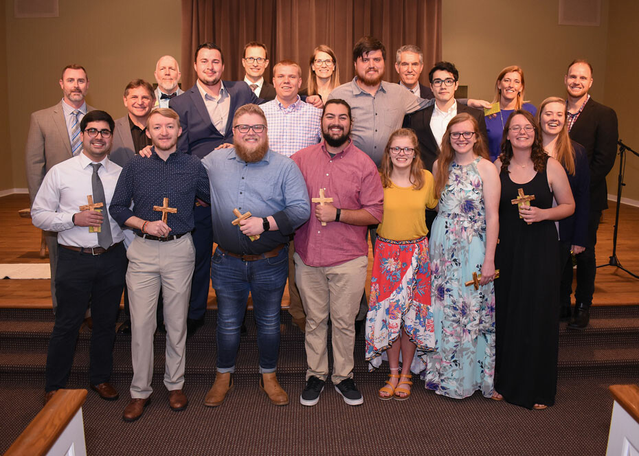 2019 graduating Religion students commissioned