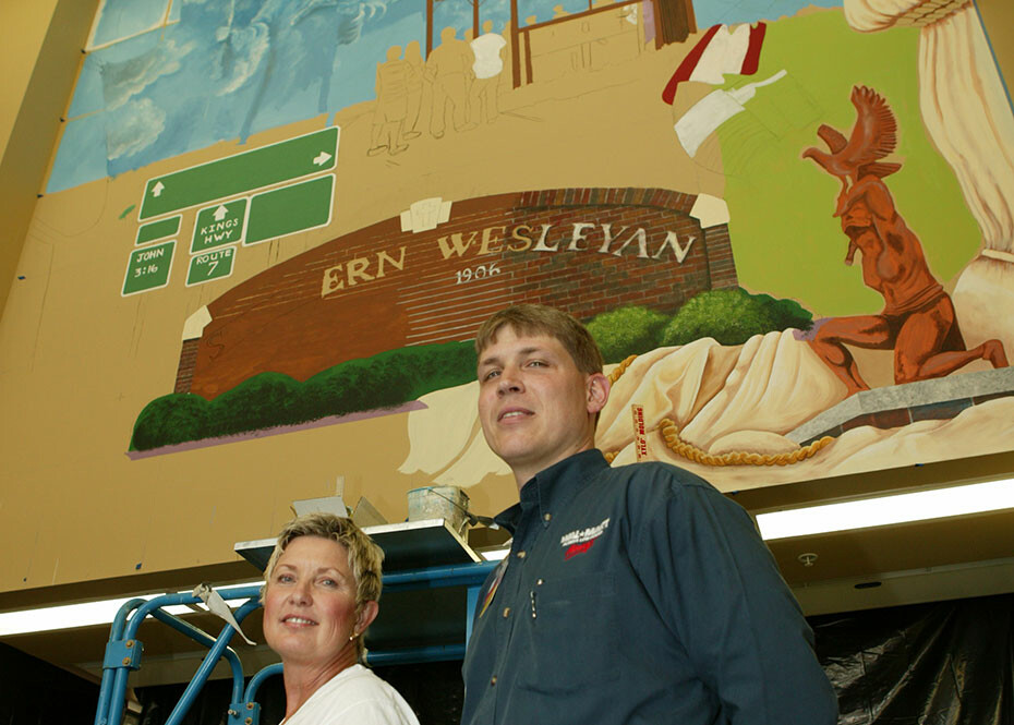 Walmart mural shows heart of SWU