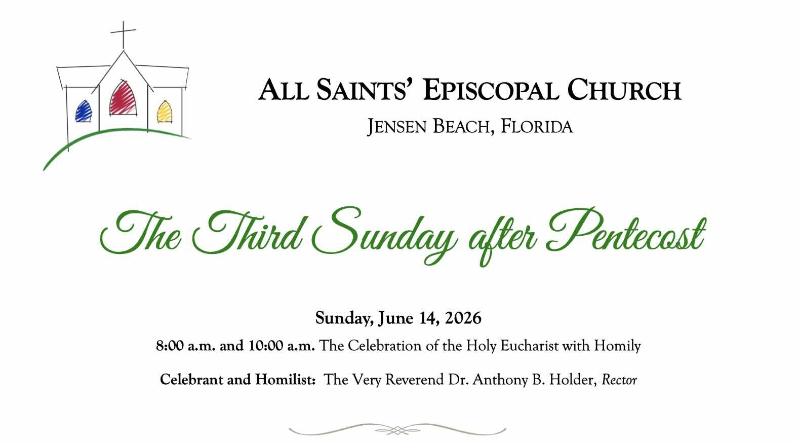 Bulletin Pentecost 3 | June 14, 2026