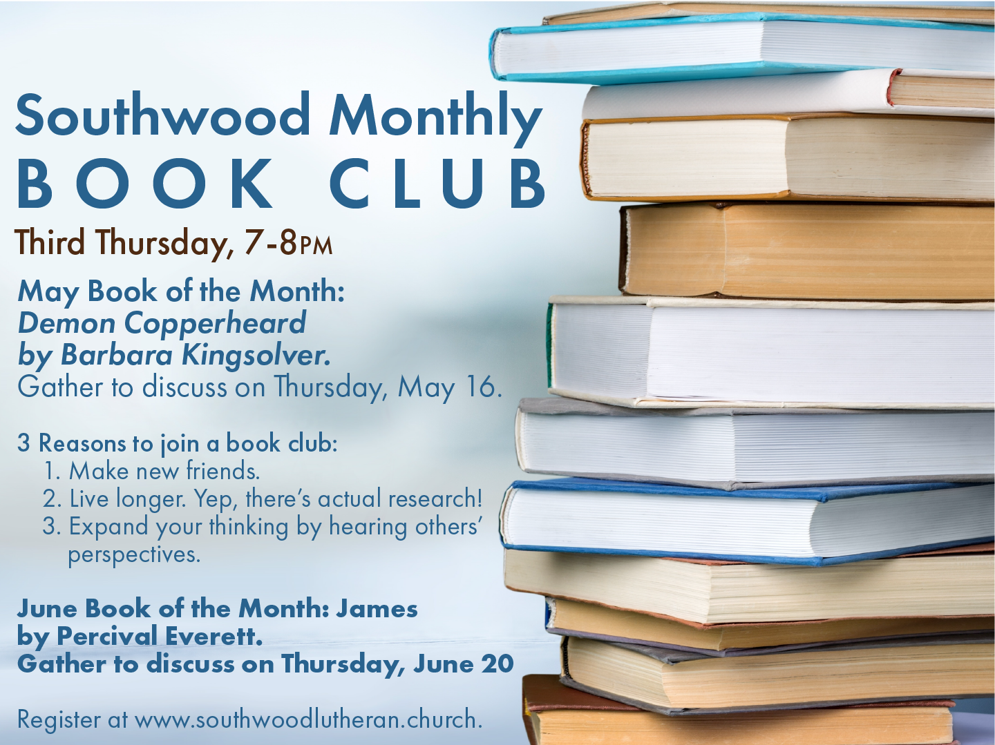 Southwood Monthly Book Club